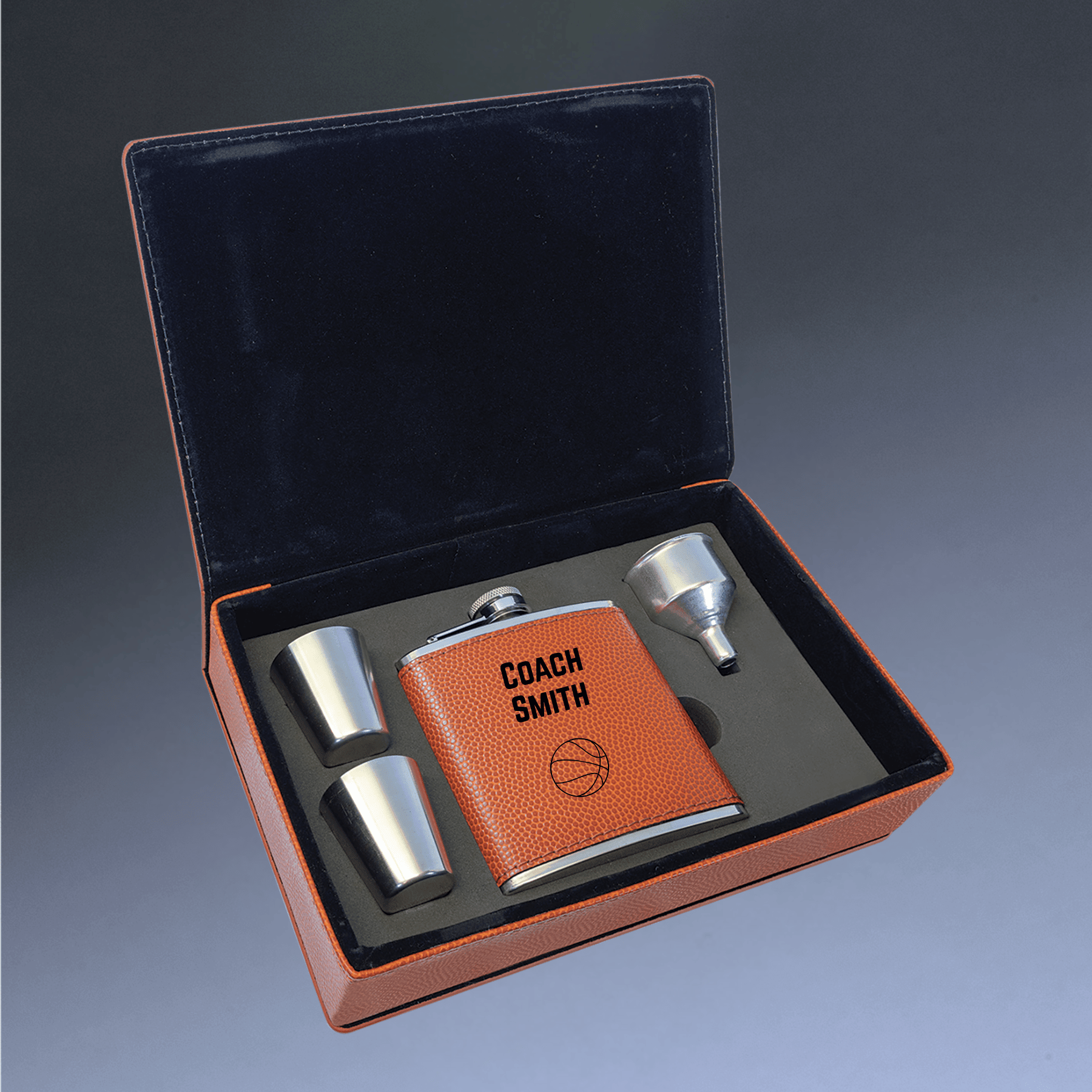 Personalized Flask Gift Sets – Custom Engraving with Funnel & Shot Glasses
