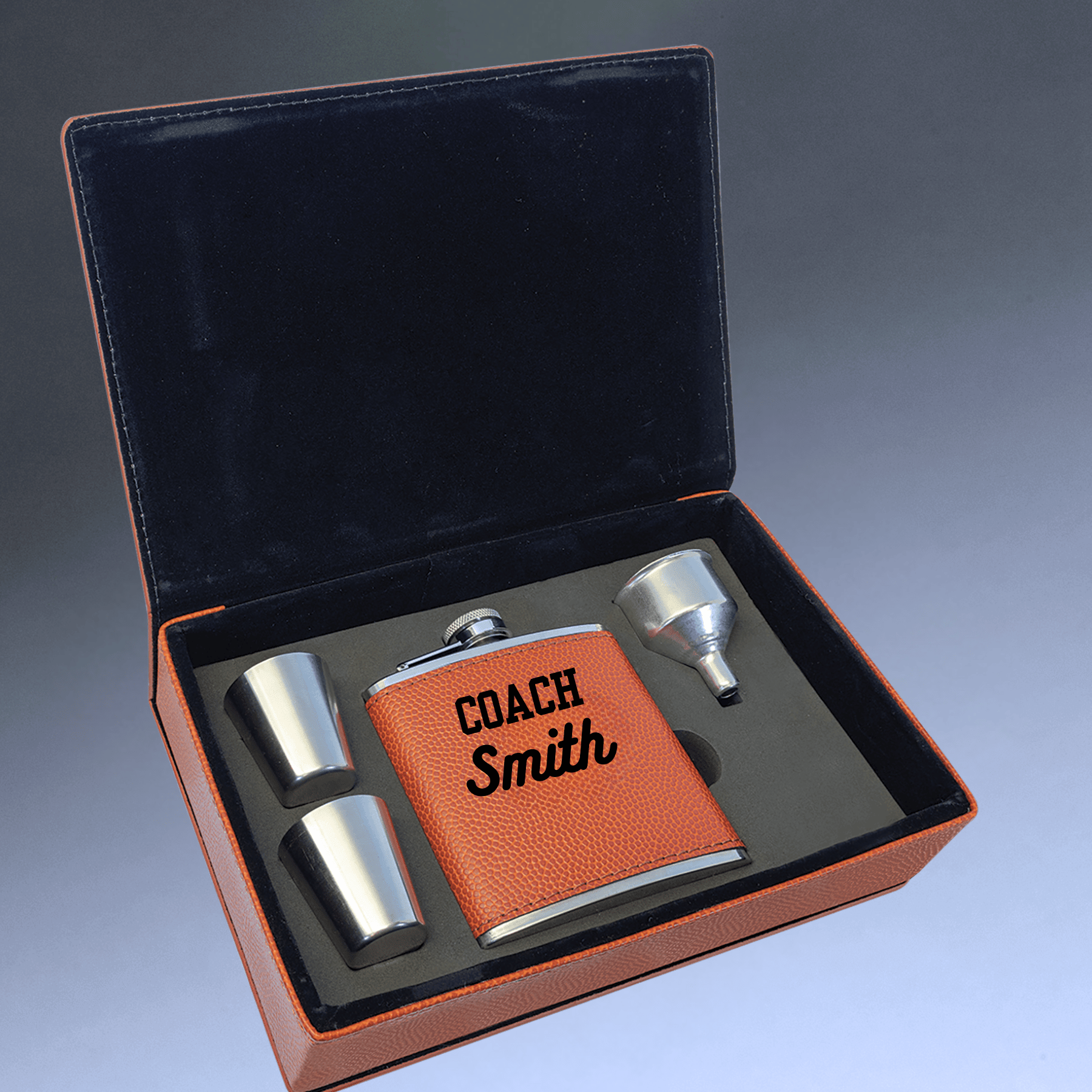 Personalized Flask Gift Sets – Custom Engraving with Funnel & Shot Glasses