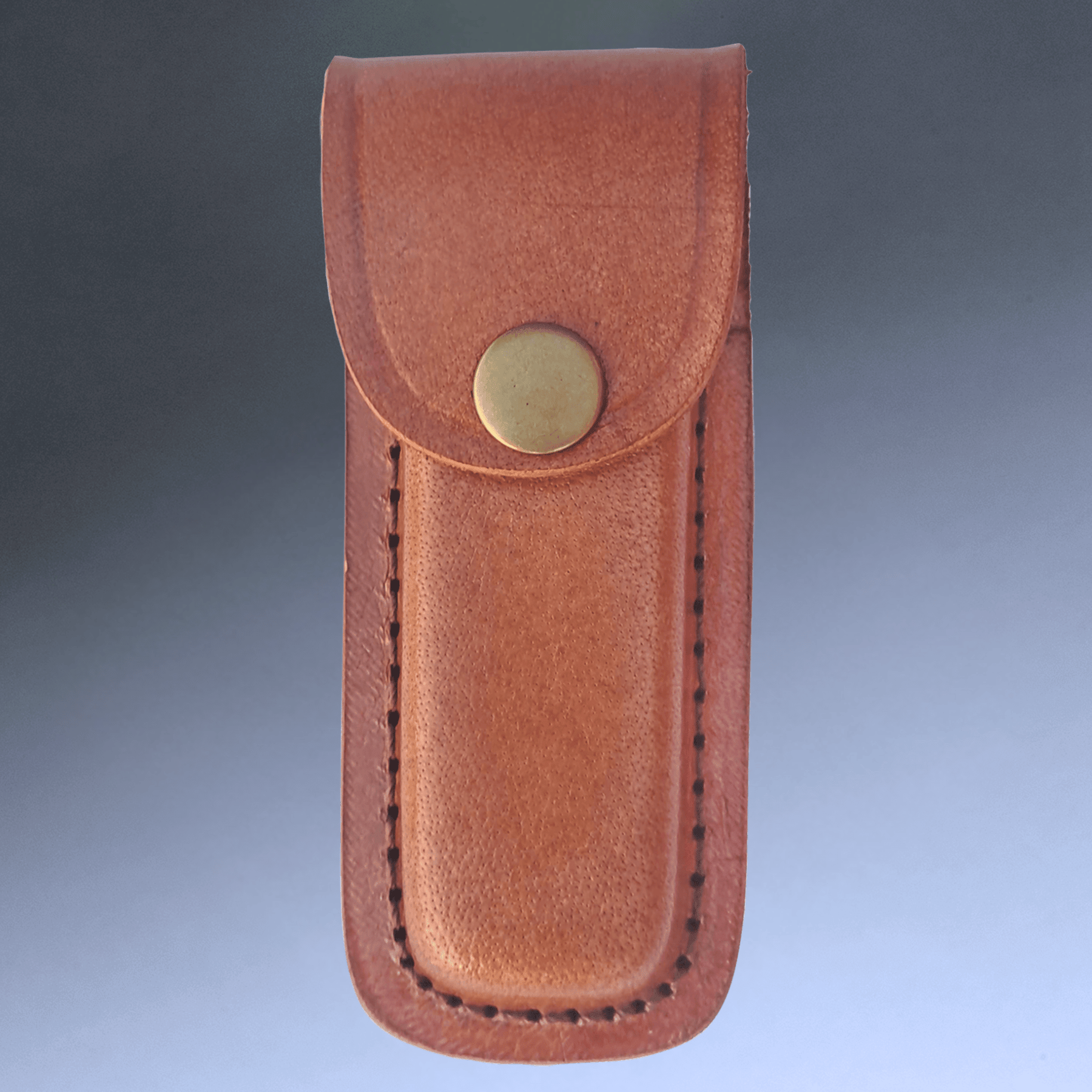 Bison River Leather Sheaths for Survival Knives with Personalized Engraving Belt Sheath / 4 1/2" / Water Buffalo Leather