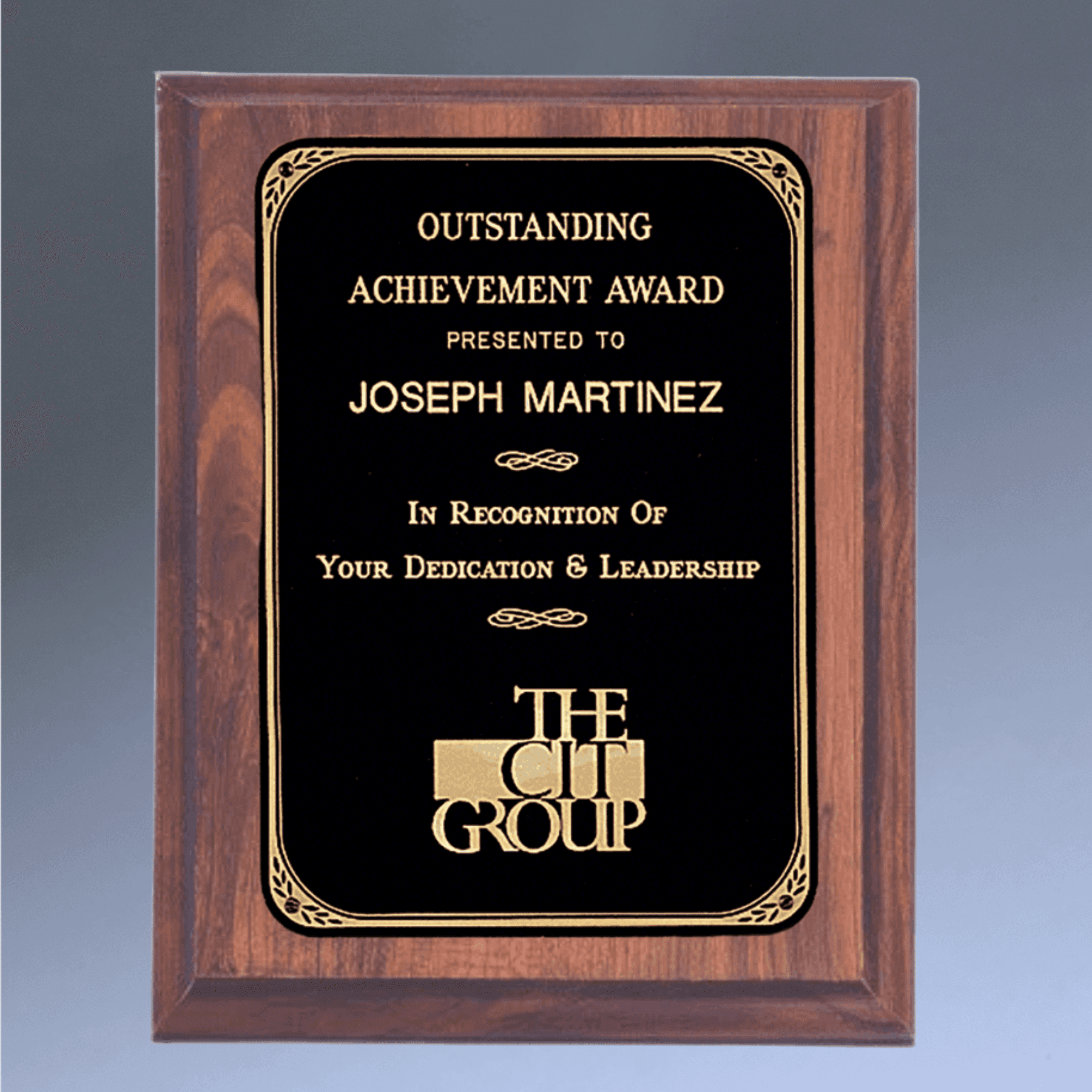Plaque Boards with Cherry, Walnut or Oak Finish | Customize with Plaque Plate Cherry / Classic / 4 1/2" x 6"