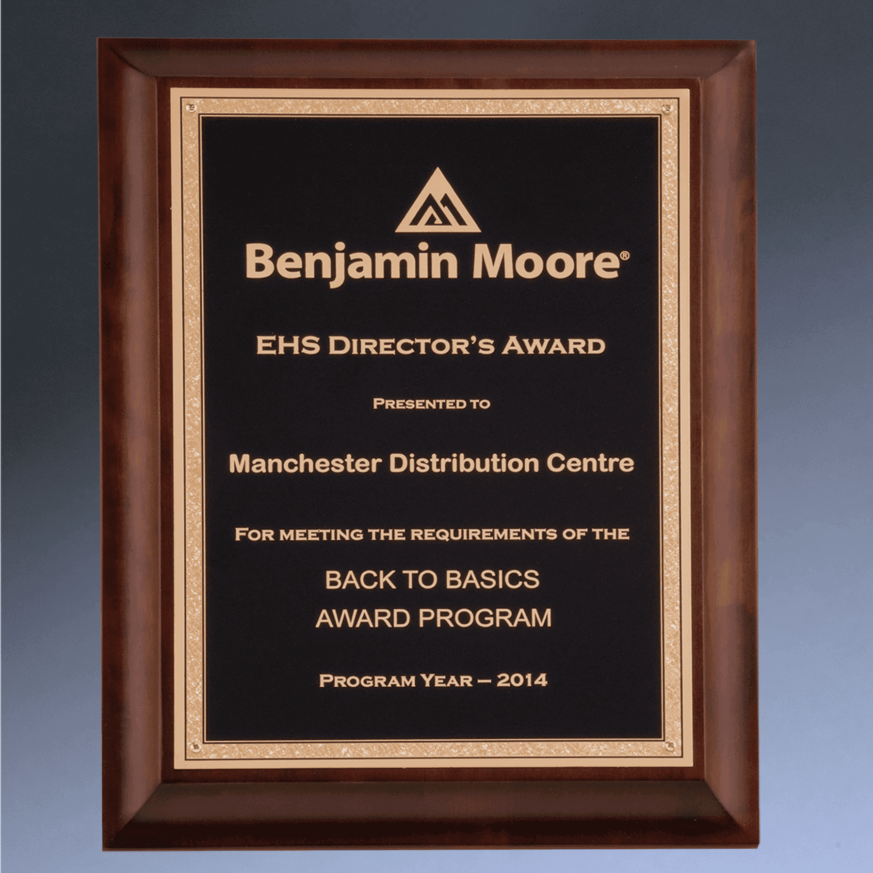 Custom Engraved Cherry Wood Recognition Plaque – Made in the USA Black Florentine Border / 7 x 9