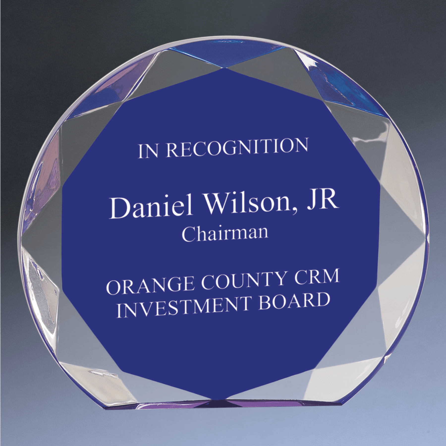 Sunburst Acrylic Awards - Engraved Award Recognition in Vibrant Colors