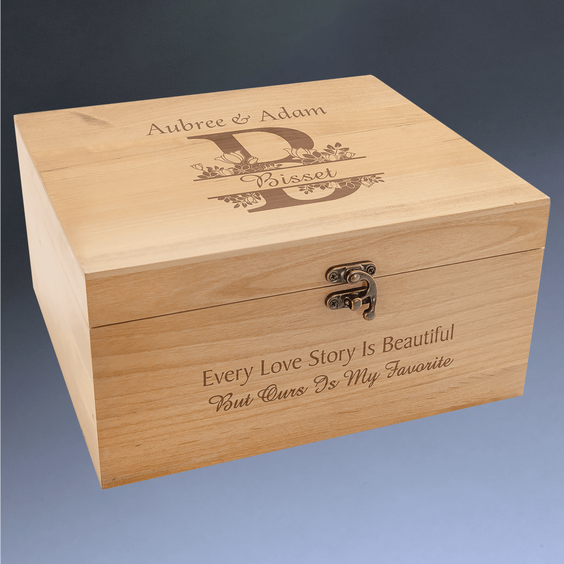 Personalized Whiskey Glass Gift Set in Engraved Red Alder Box