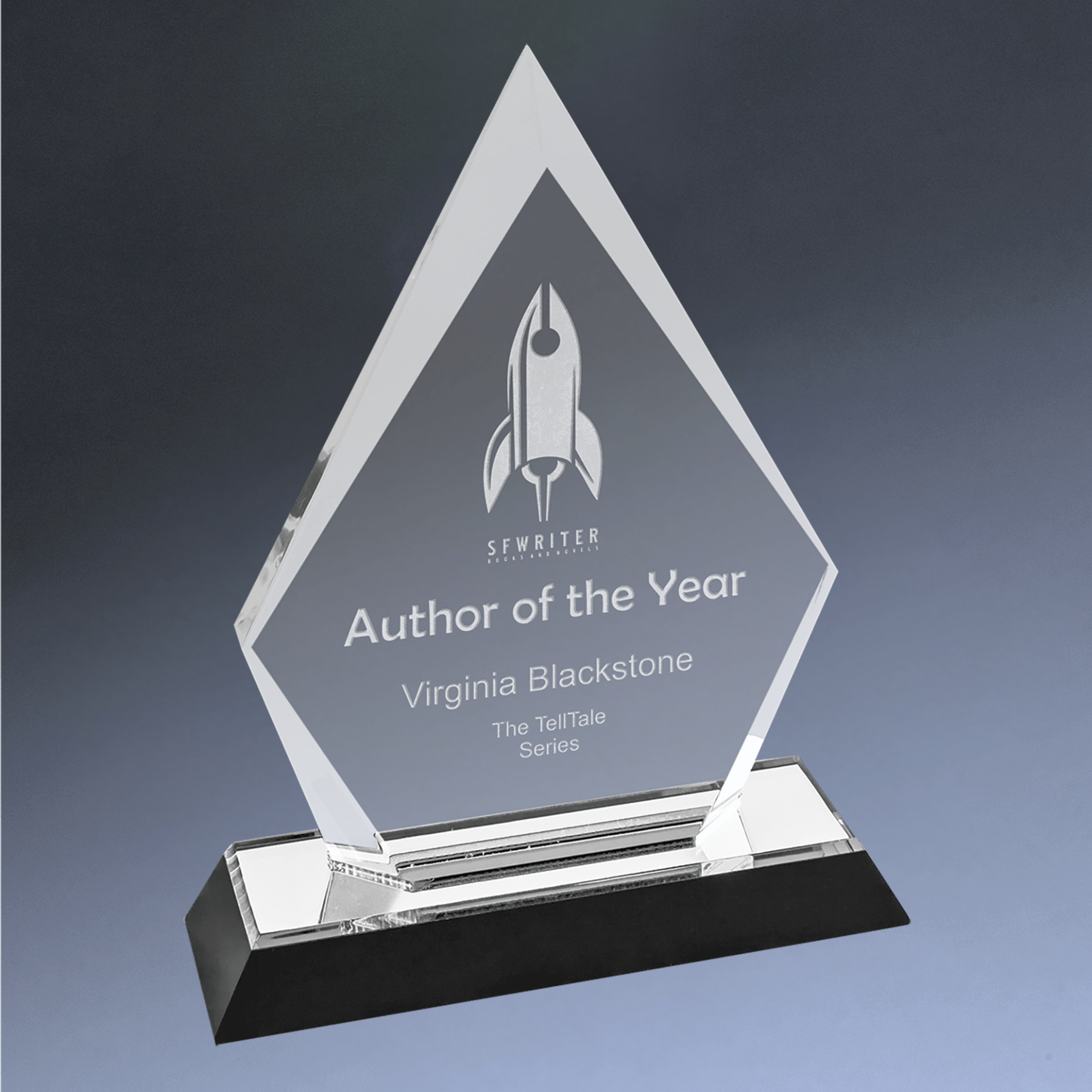 Impress Acrylic Awards with Color Mirror Base - Personalized Awards for Excellence