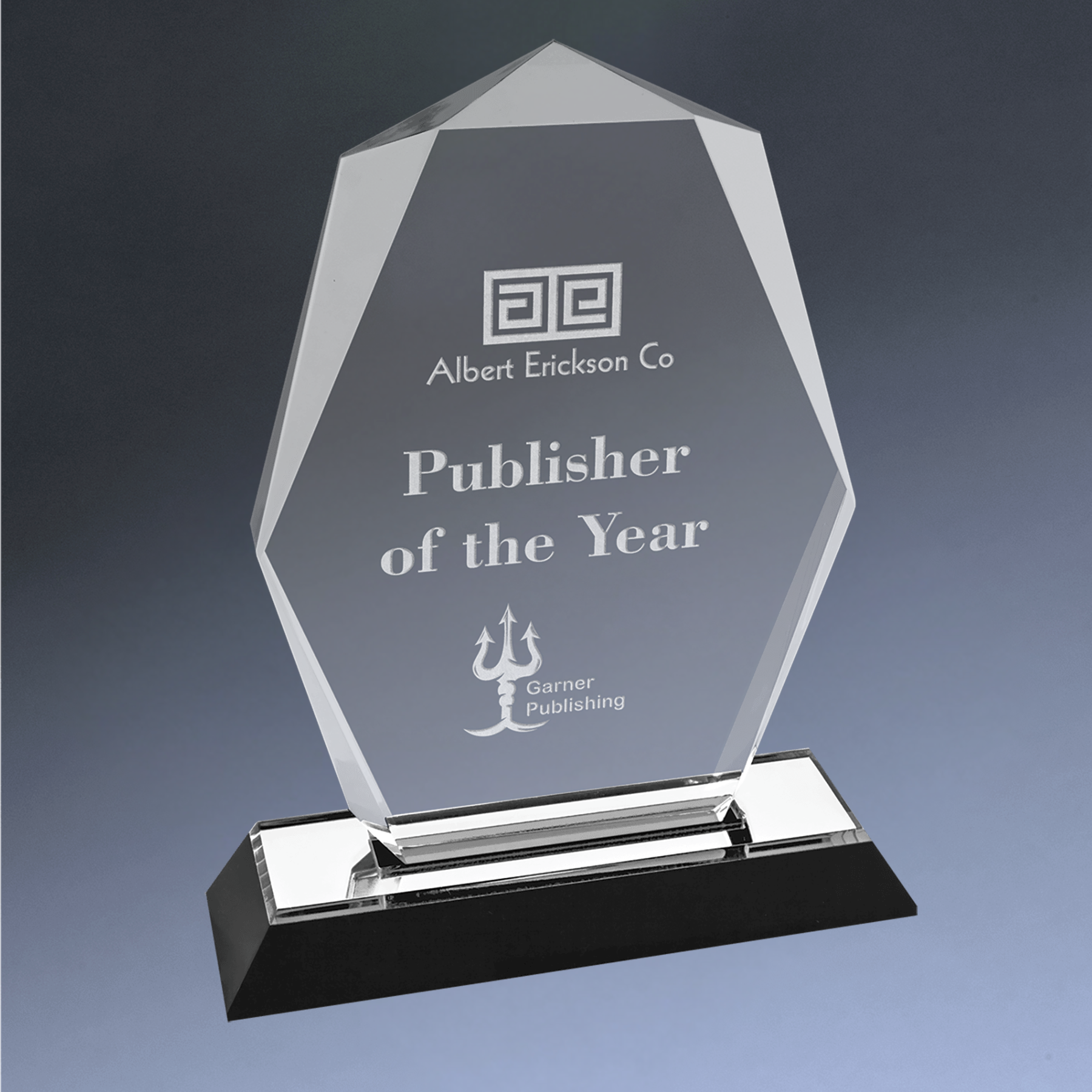 Impress Acrylic Awards with Color Mirror Base - Personalized Awards for Excellence