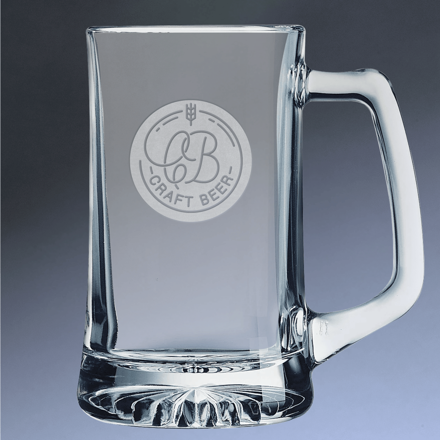 Personalized Polar Camel Beer Mugs – Custom Engraved in Two Styles Classic / 14 oz. / Single