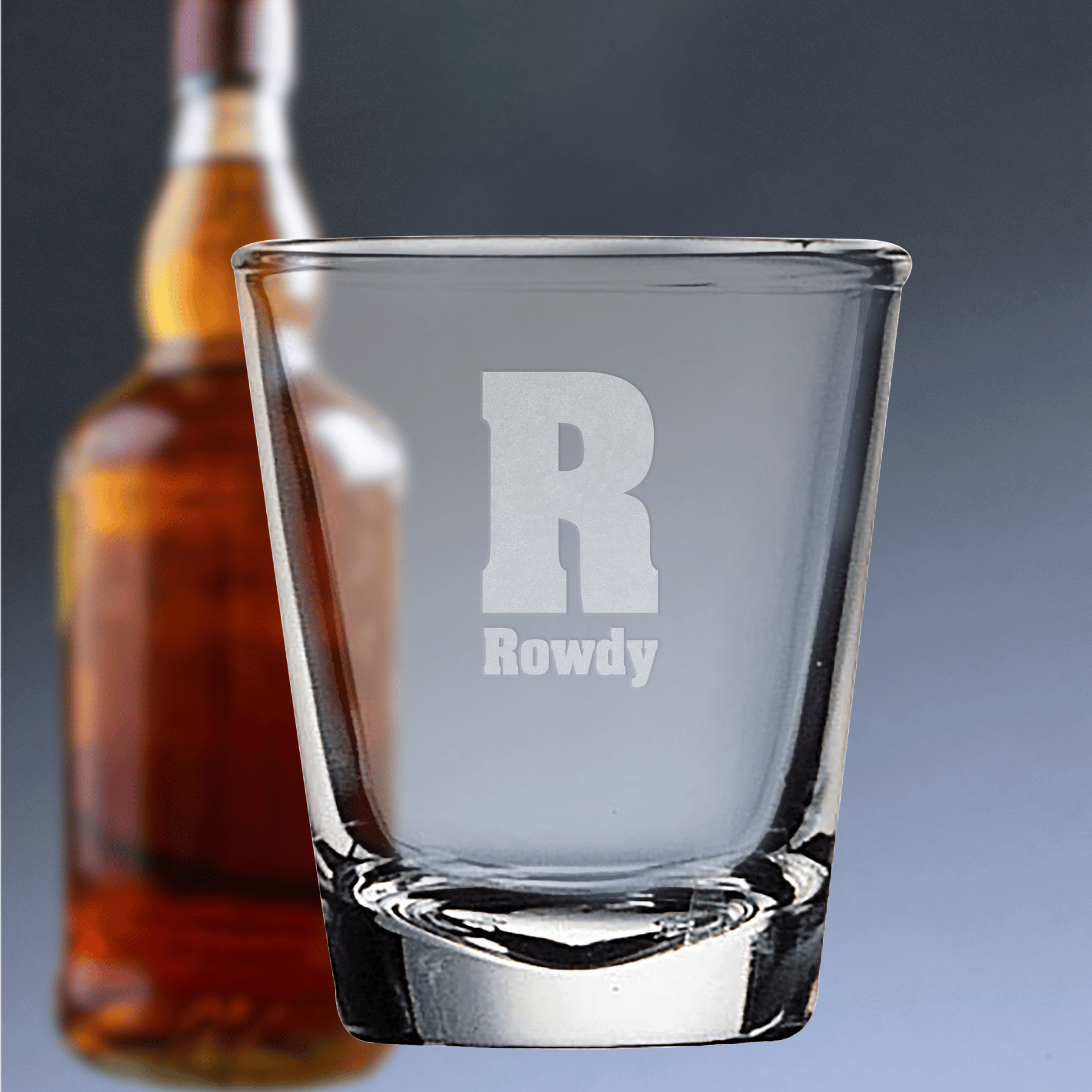 Personalized Shot Glass - Square or Round with Custom Engraving