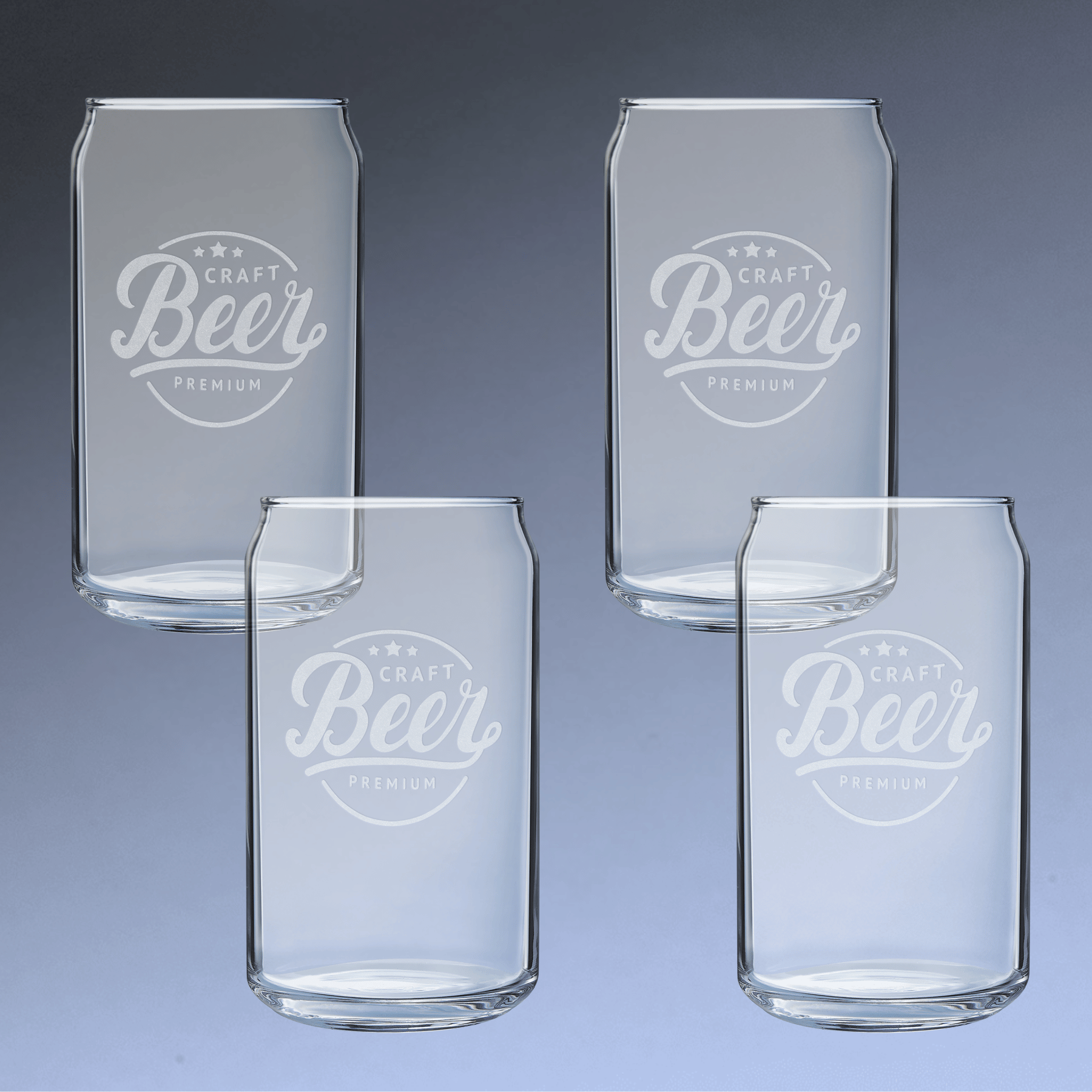 Personalized Beer Can Glass – Engraved Polar Camel Drinkware