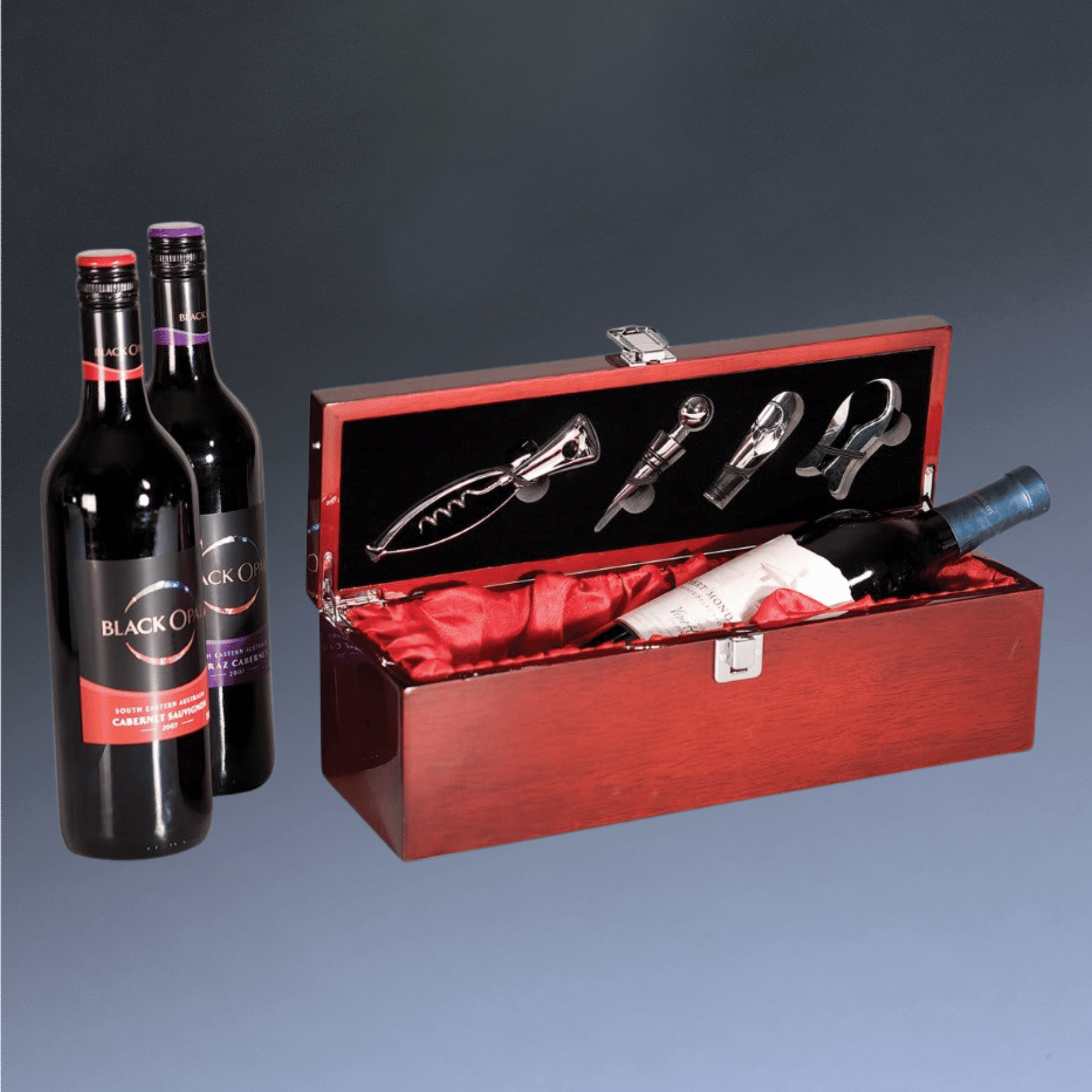 Wine Box Gift Sets with Personalized Engraving – Multiple Styles & Finishes
