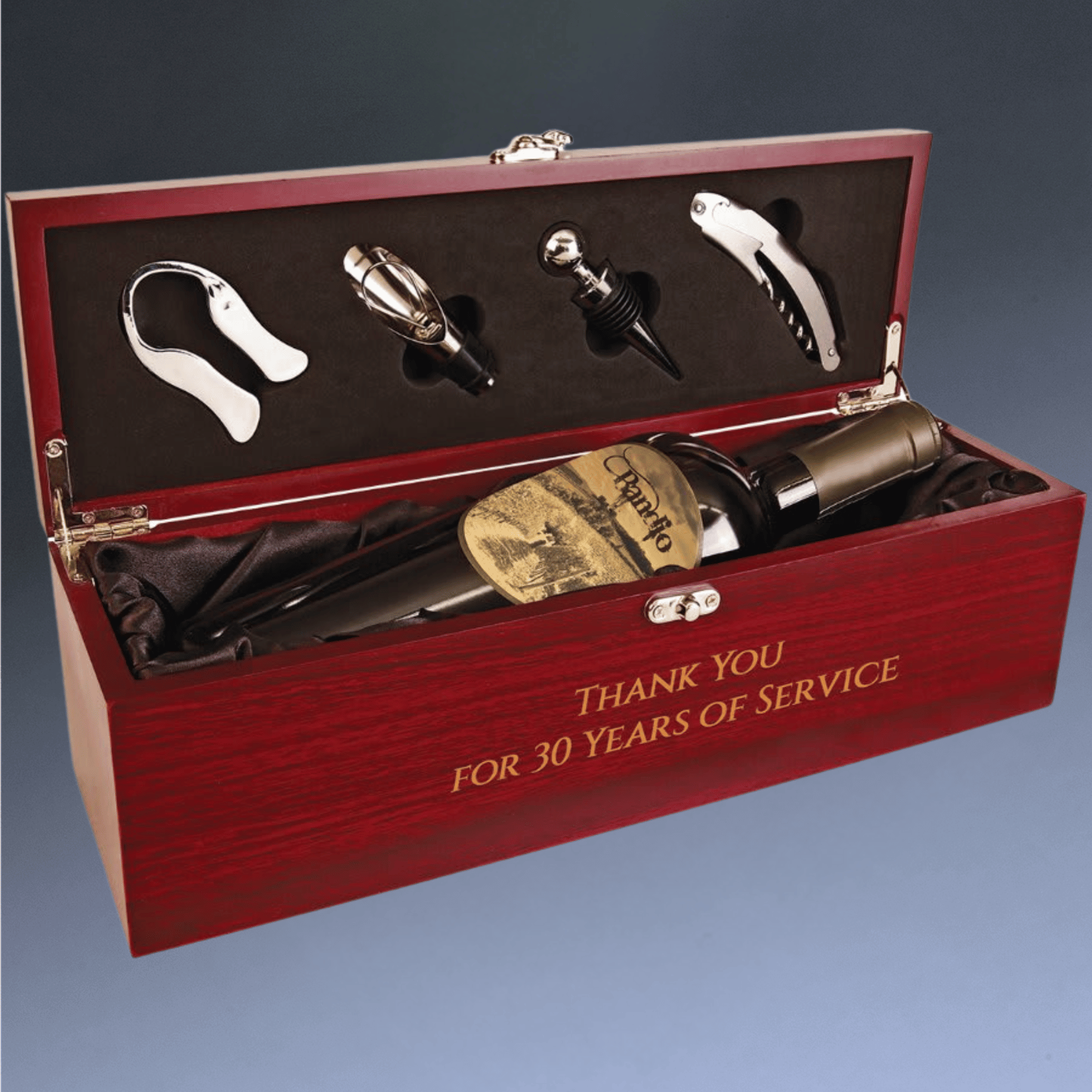 Wine Box Gift Sets with Personalized Engraving – Multiple Styles & Finishes