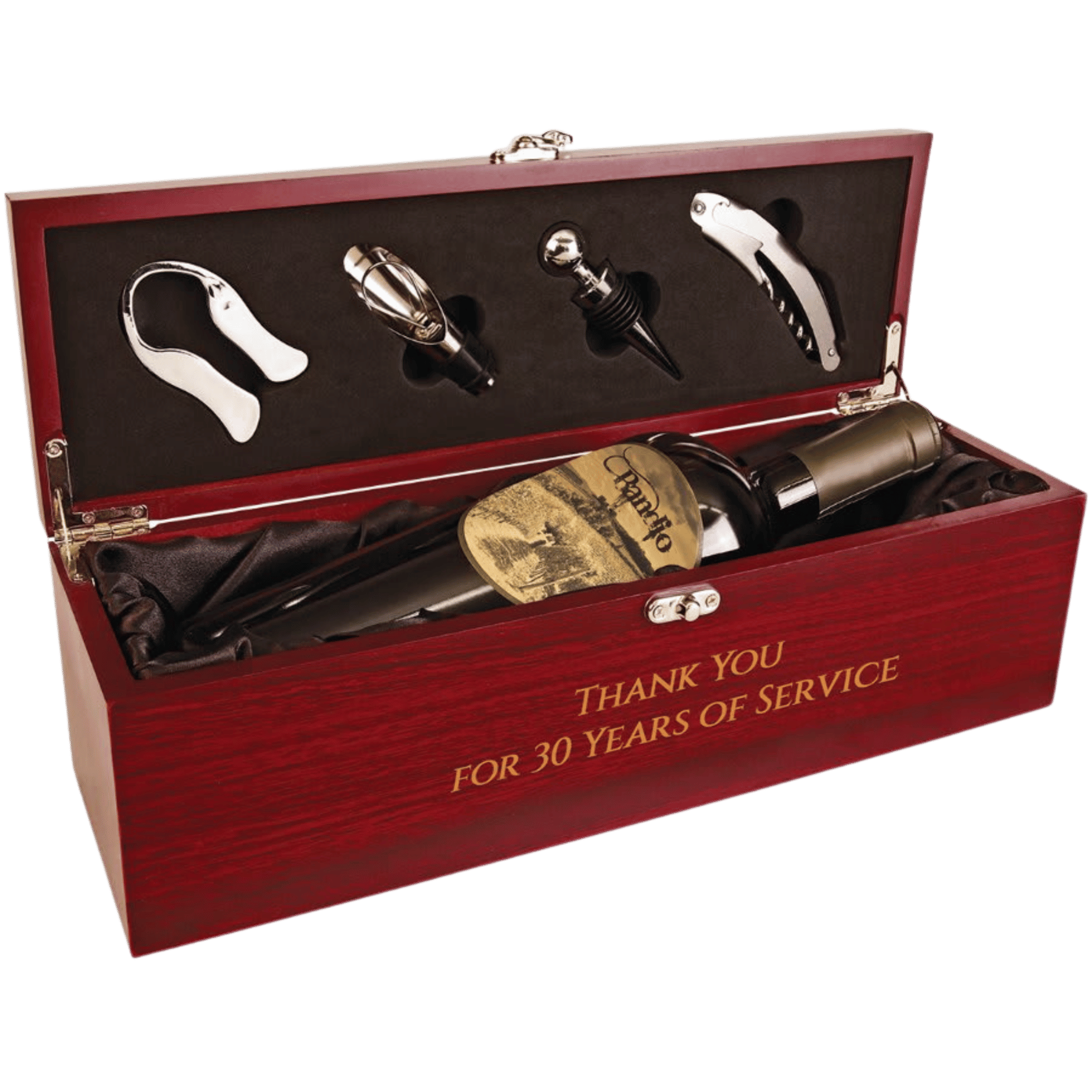 Wine Box Gift Sets with Personalized Engraving – Multiple Styles & Finishes