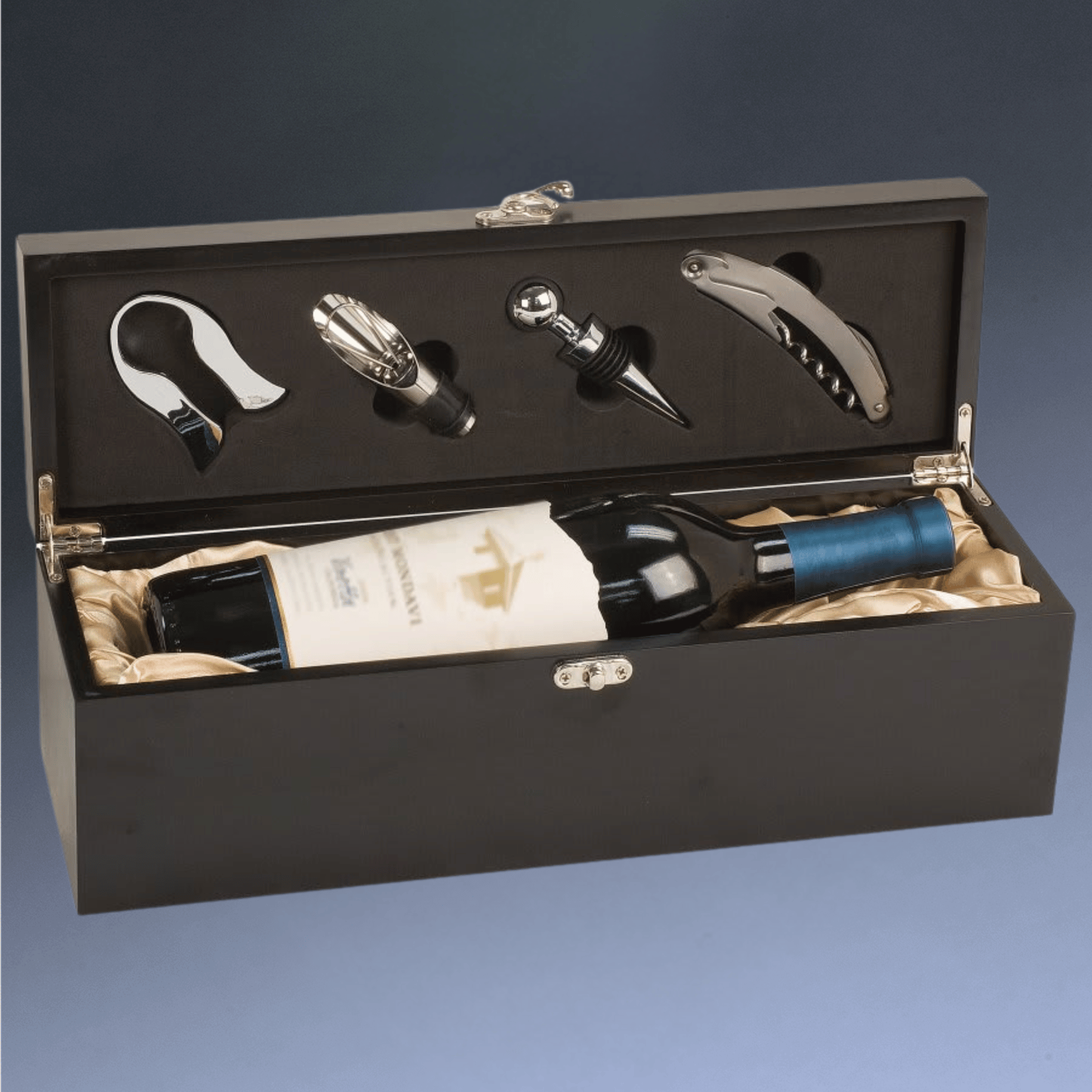 Wine Box Gift Sets with Personalized Engraving – Multiple Styles & Finishes