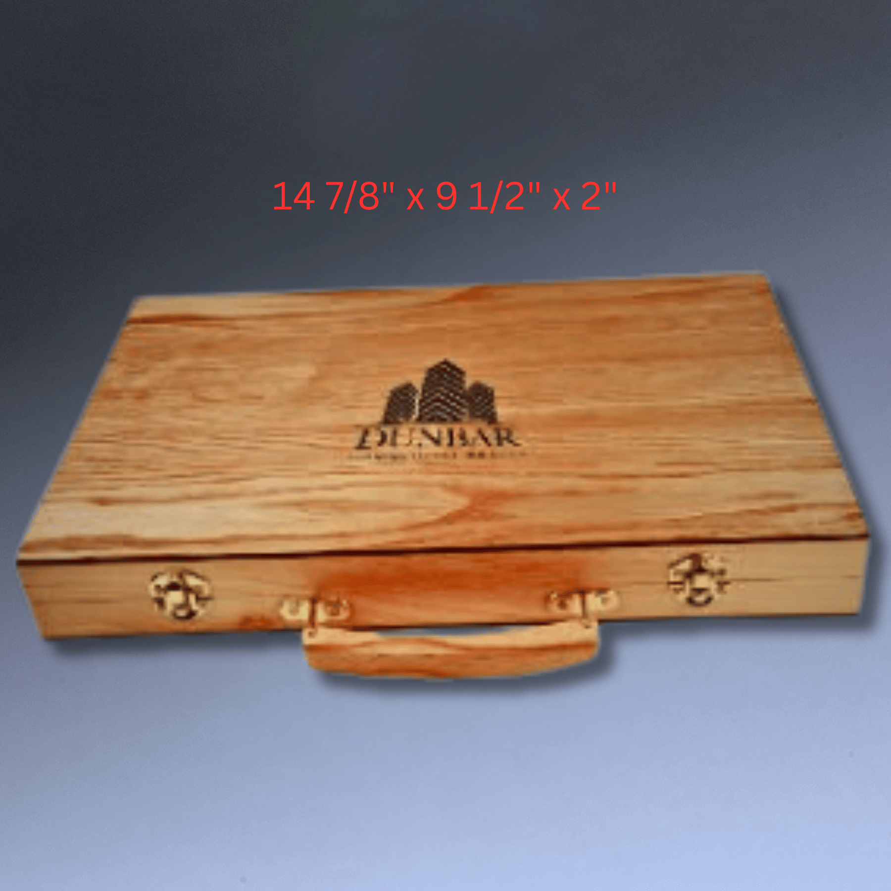 Personalized Backgammon Game Set - Custom Engraved Wood Games 15" x 9 1/2"