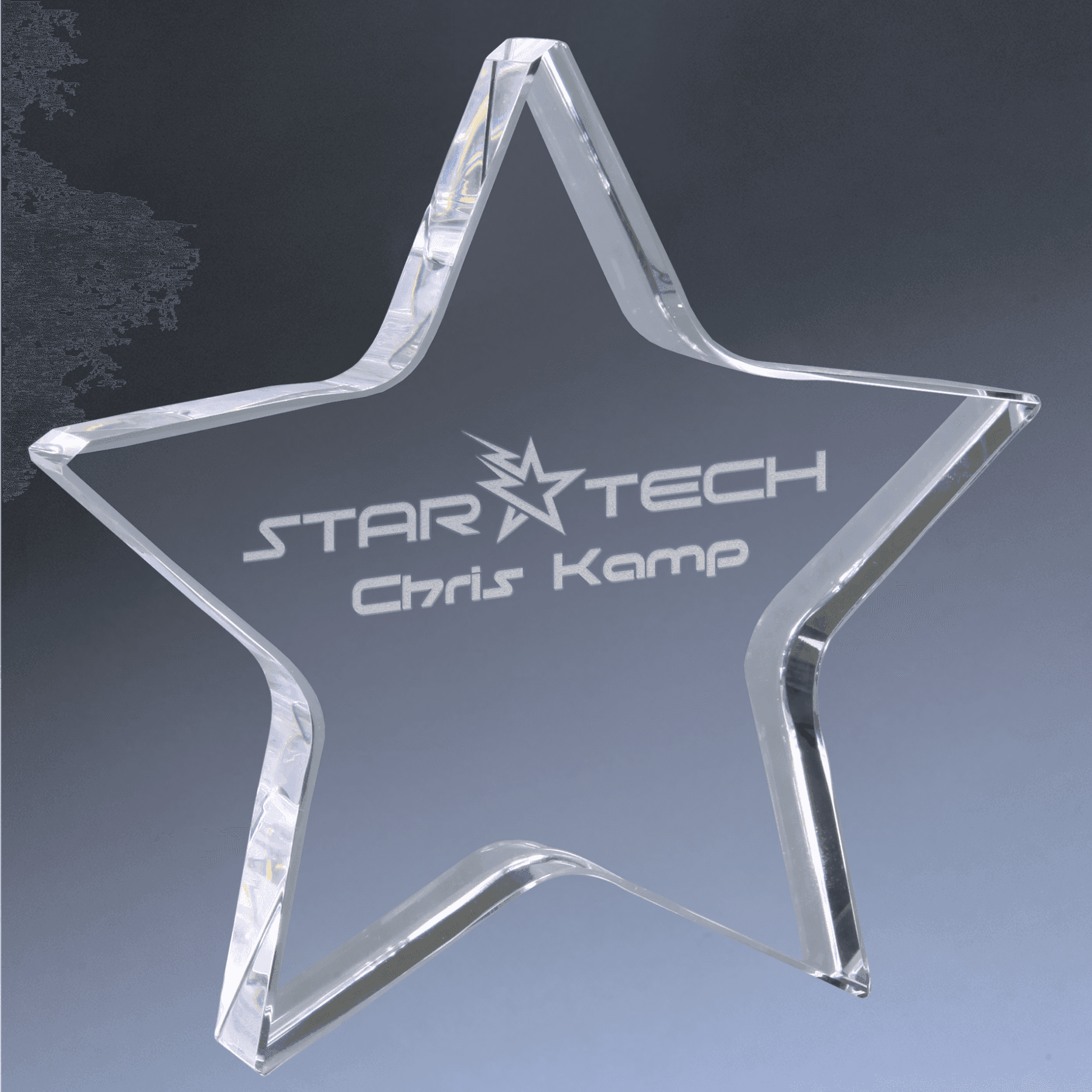 Crystal Star Awards and Paperweights with Custom Engraving Star Paperweight / None / 5" (L) x 5" (H)