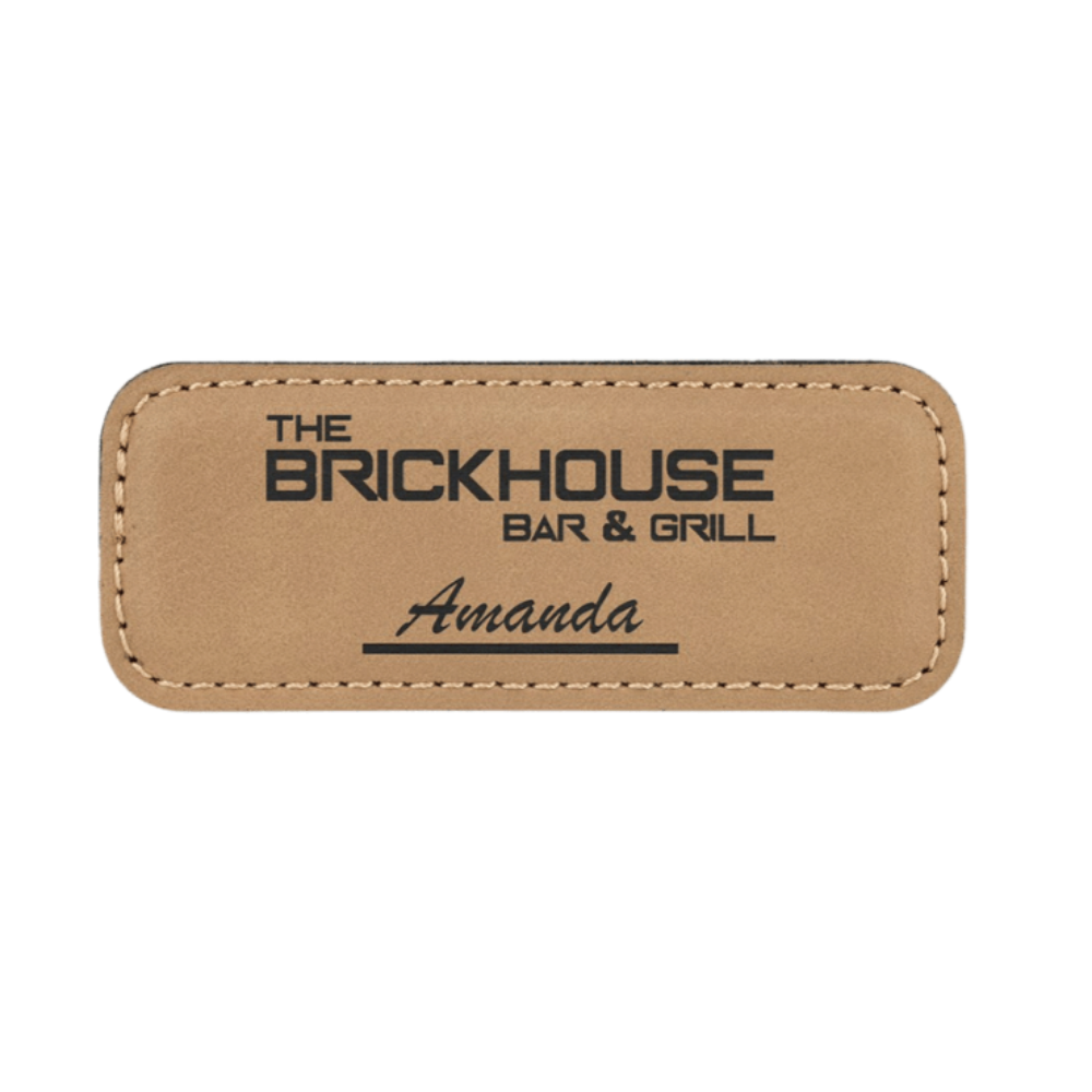 Light_Brown_Leatherette_Magnetic_Name_Badge_1_14