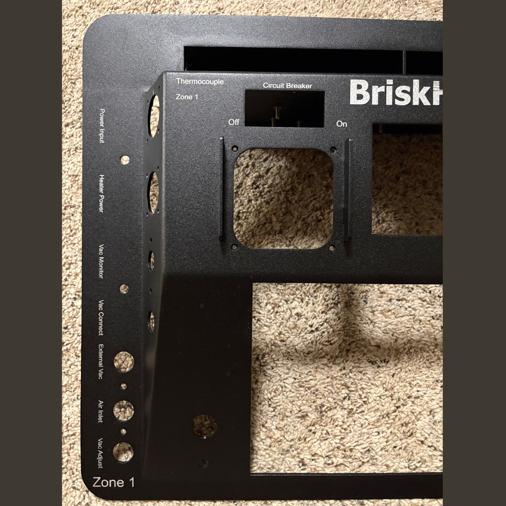 Industrial Metal Marking Powder Coated Etching