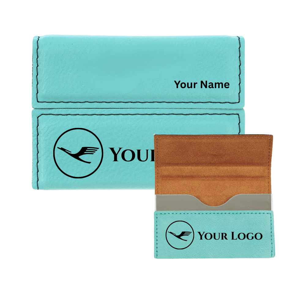 Business Card Cases- Hard Shell Leatherette with Magnetic Closure