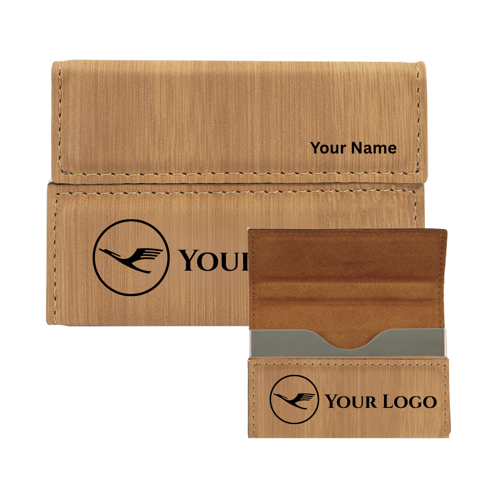 Business Card Cases- Hard Shell Leatherette with Magnetic Closure