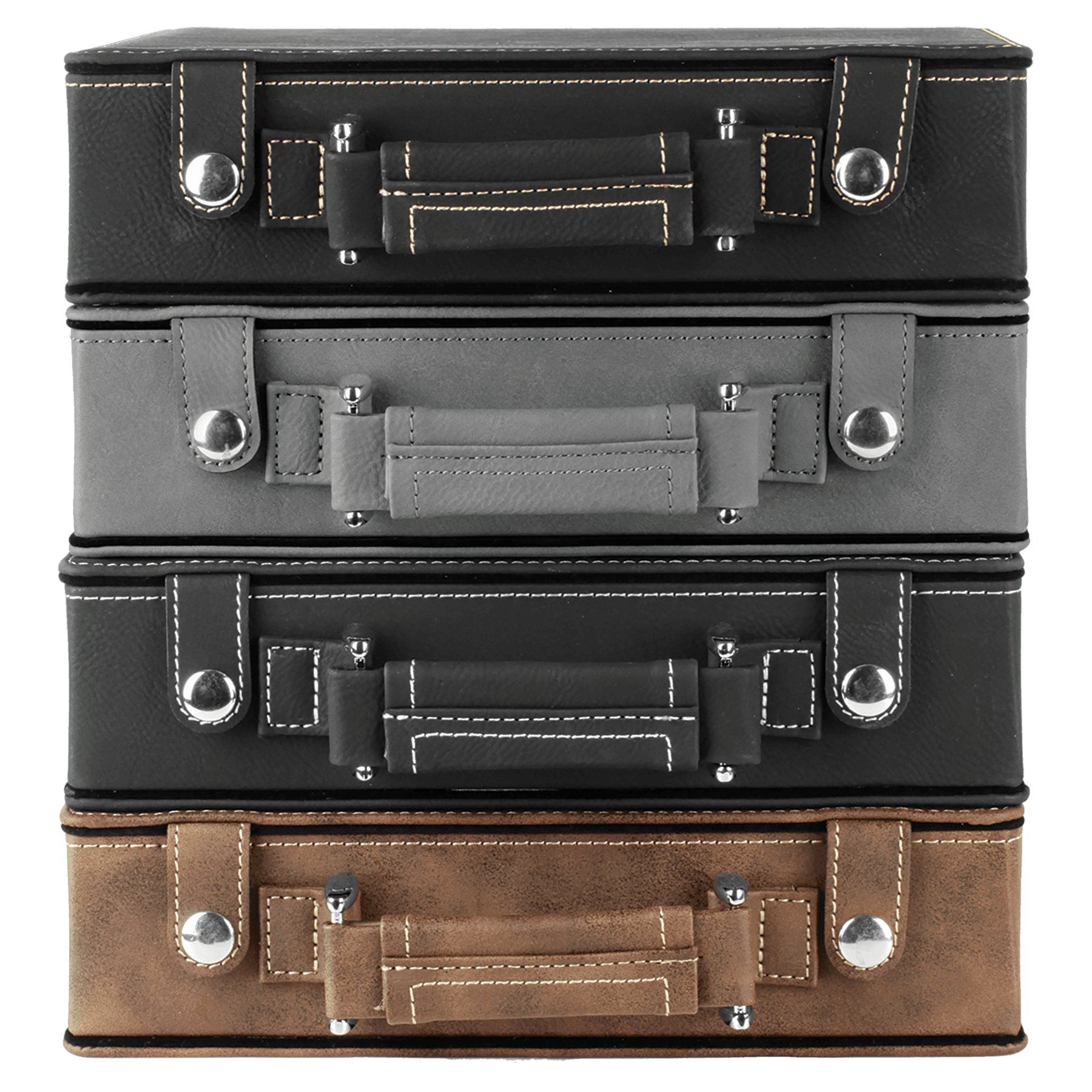 Personalized Poker Set in Leatherette Carry Case - 100 chips, 2 Card Decks Football / Football Leatherette / 100