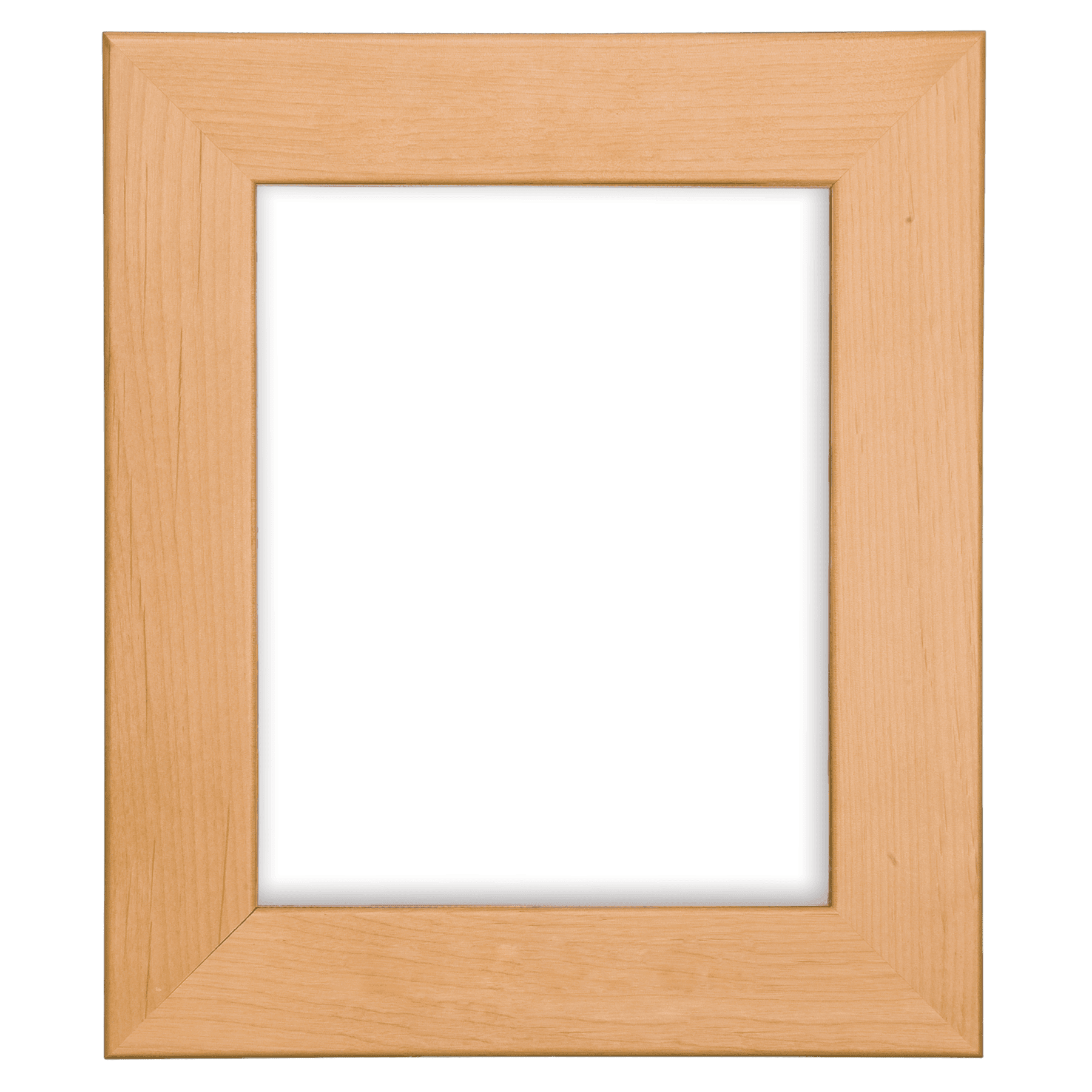 Personalized Red Alder Picture Frame in 6 Sizes with Custom Engraving 4" x 6" / Red Alder Wood