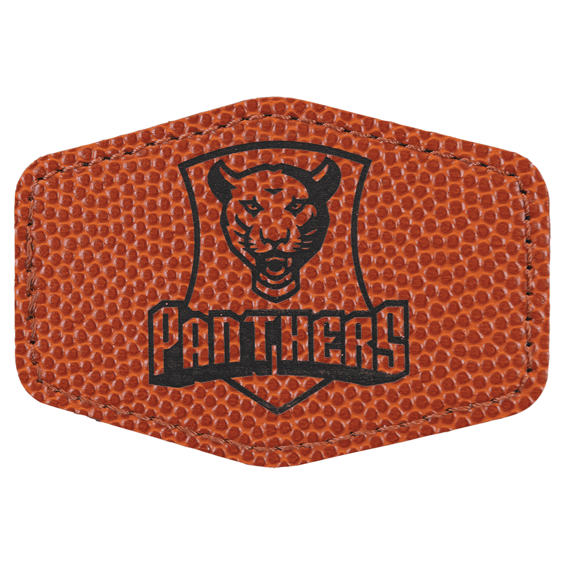 Personalized Patches in Self-Adhesive Leatherette - Hexagon