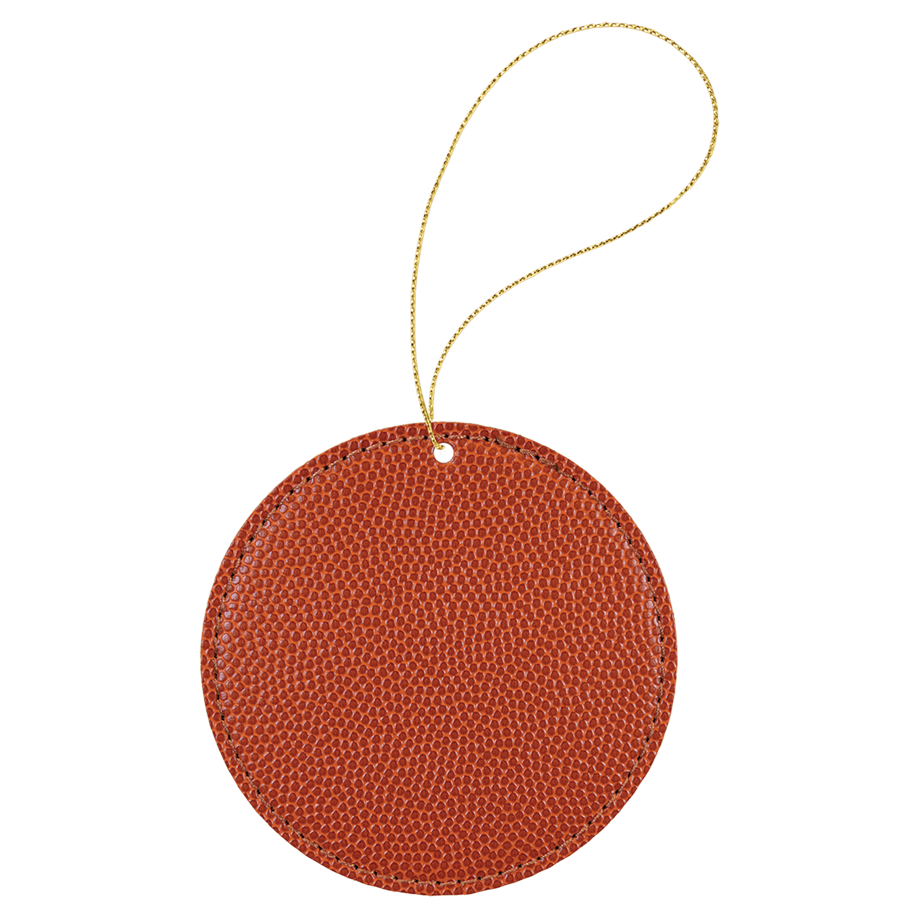 Personalized Leatherette Ornaments – Star, Tree & Sport Shapes