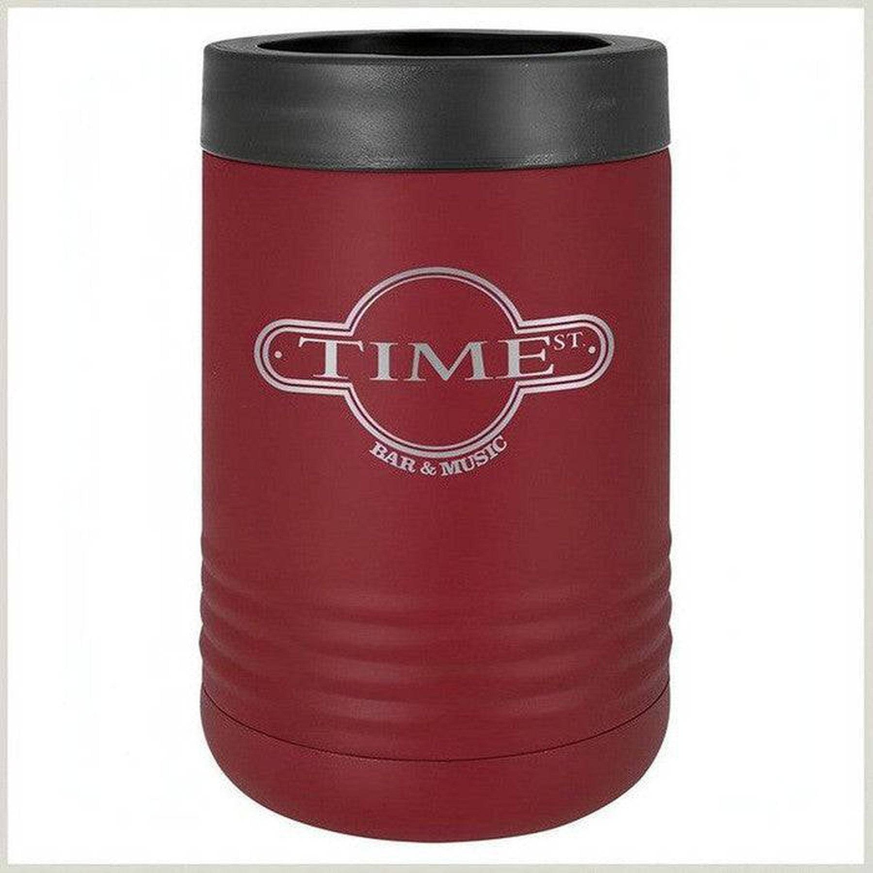 Personalized Insulated Beverage Holders for Cans & Bottles Maroon / Insulated Beverage Holder / Stainless steel