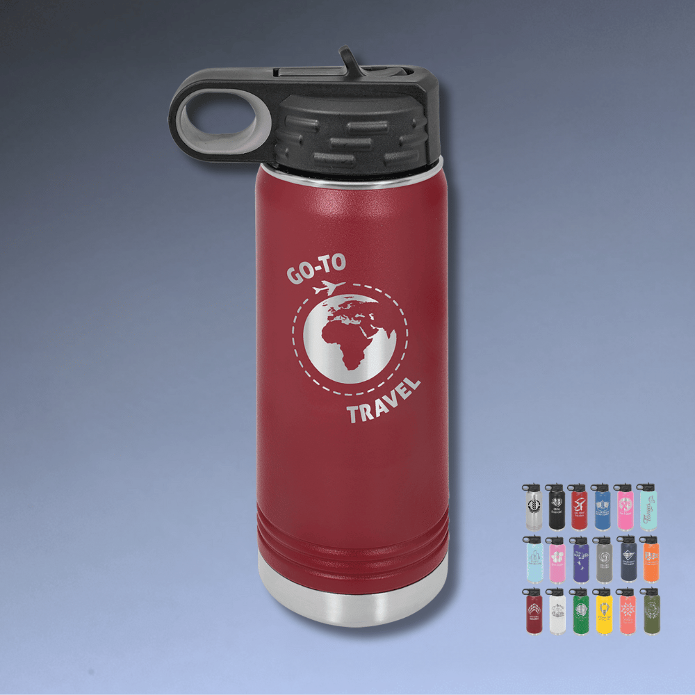 Personalized Water Bottles – Custom Engraved Polar Camel Drinkware