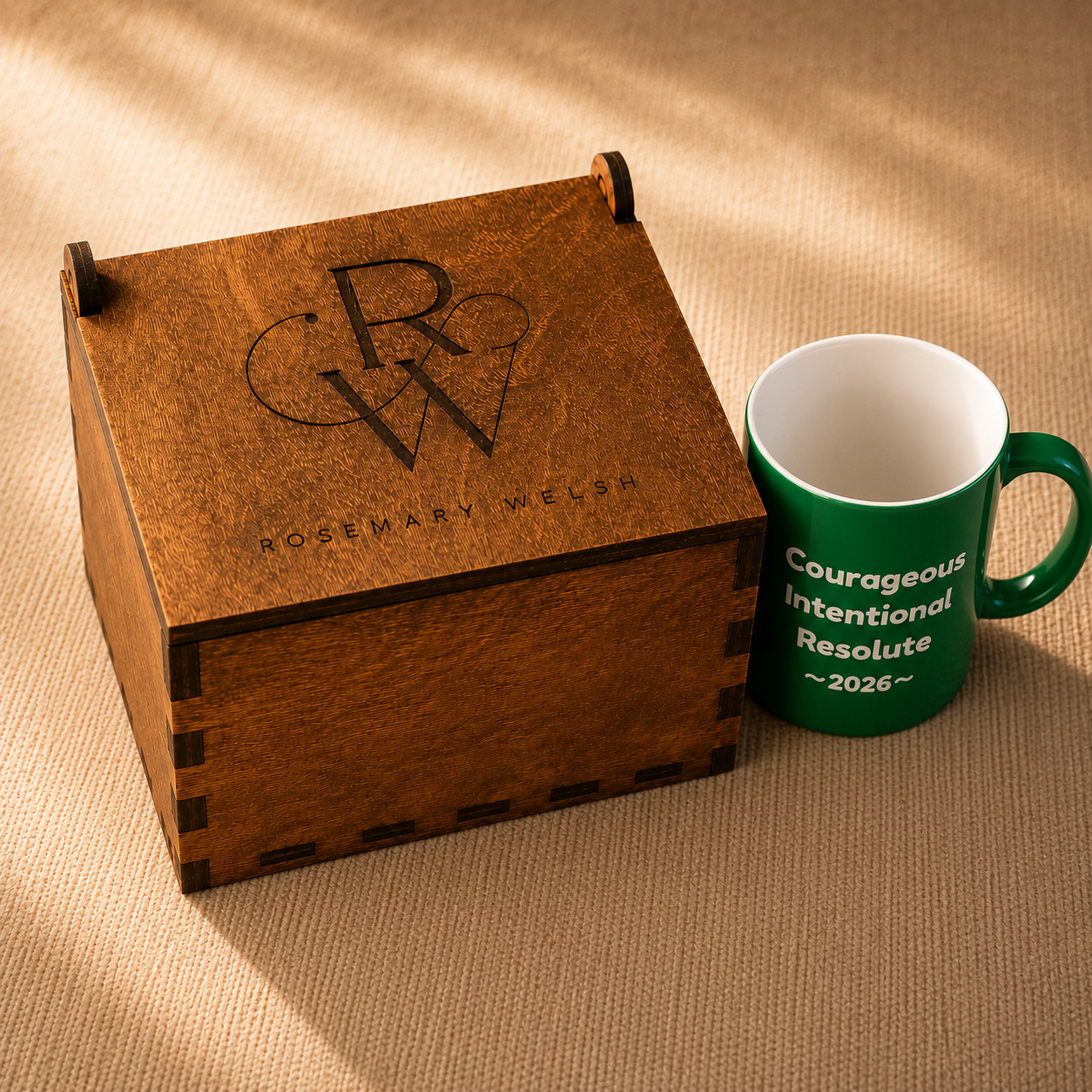 Custom Engraved Mug Recognition Boxed Gift Set