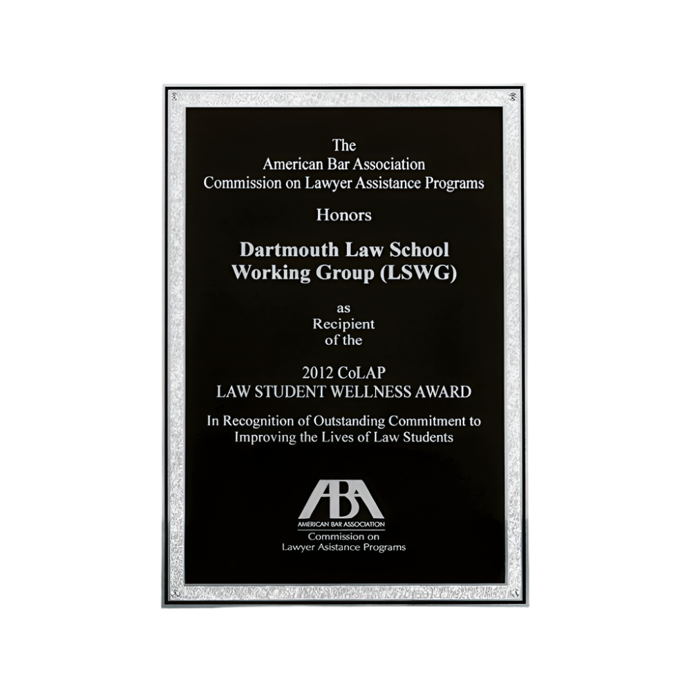 Elegant Black Plaque Plate with Silver Florentine Border Silver Florentine Border / 4" x 6"