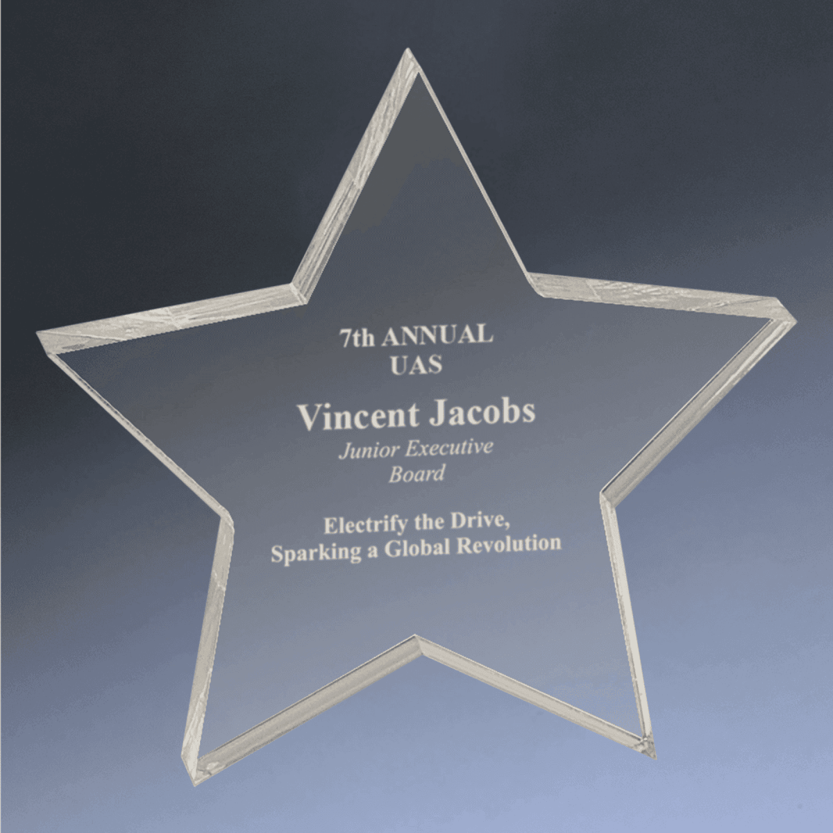 Acrylic Paperweights with Engraved Personalization - Square