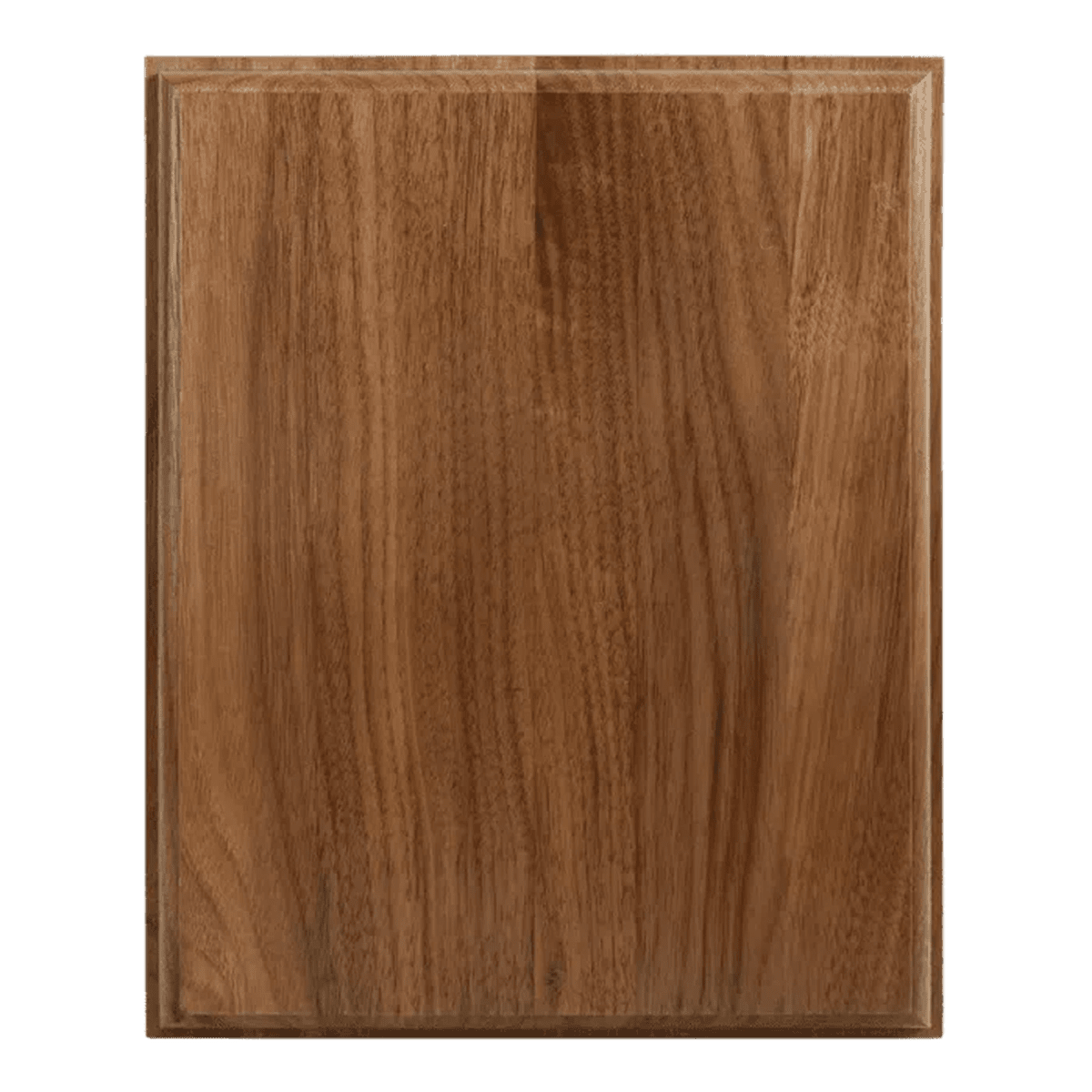 All American Walnut Step - Edge Plaque Board - Engrave or Add Plate - 10 1/2" x 13"
