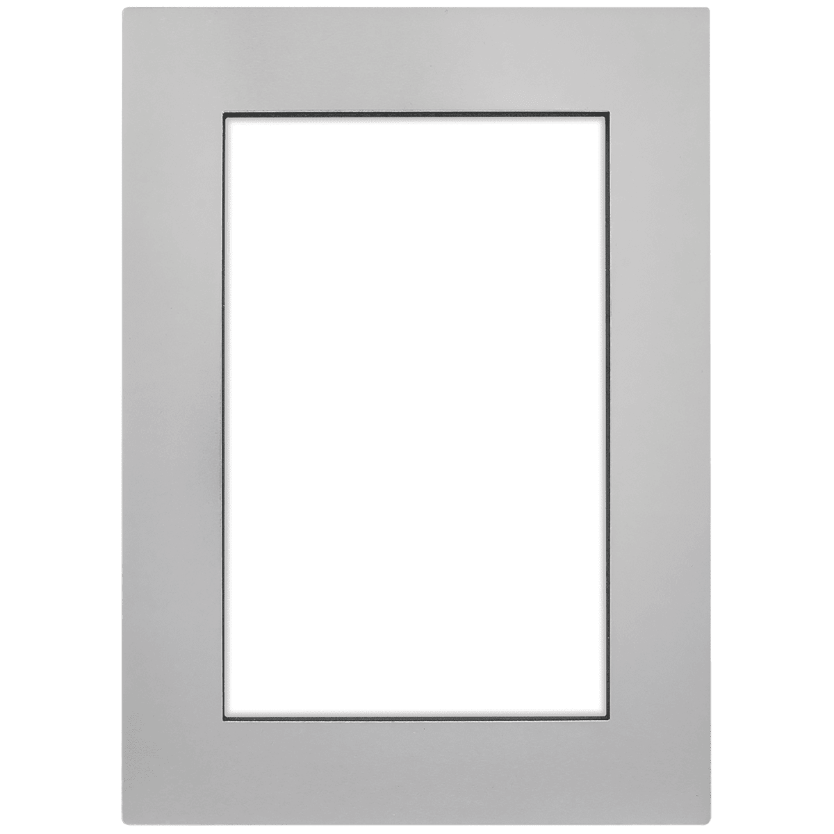 Aluminum Picture Frames in Silver or Black with Personalized Engraving - Silver
