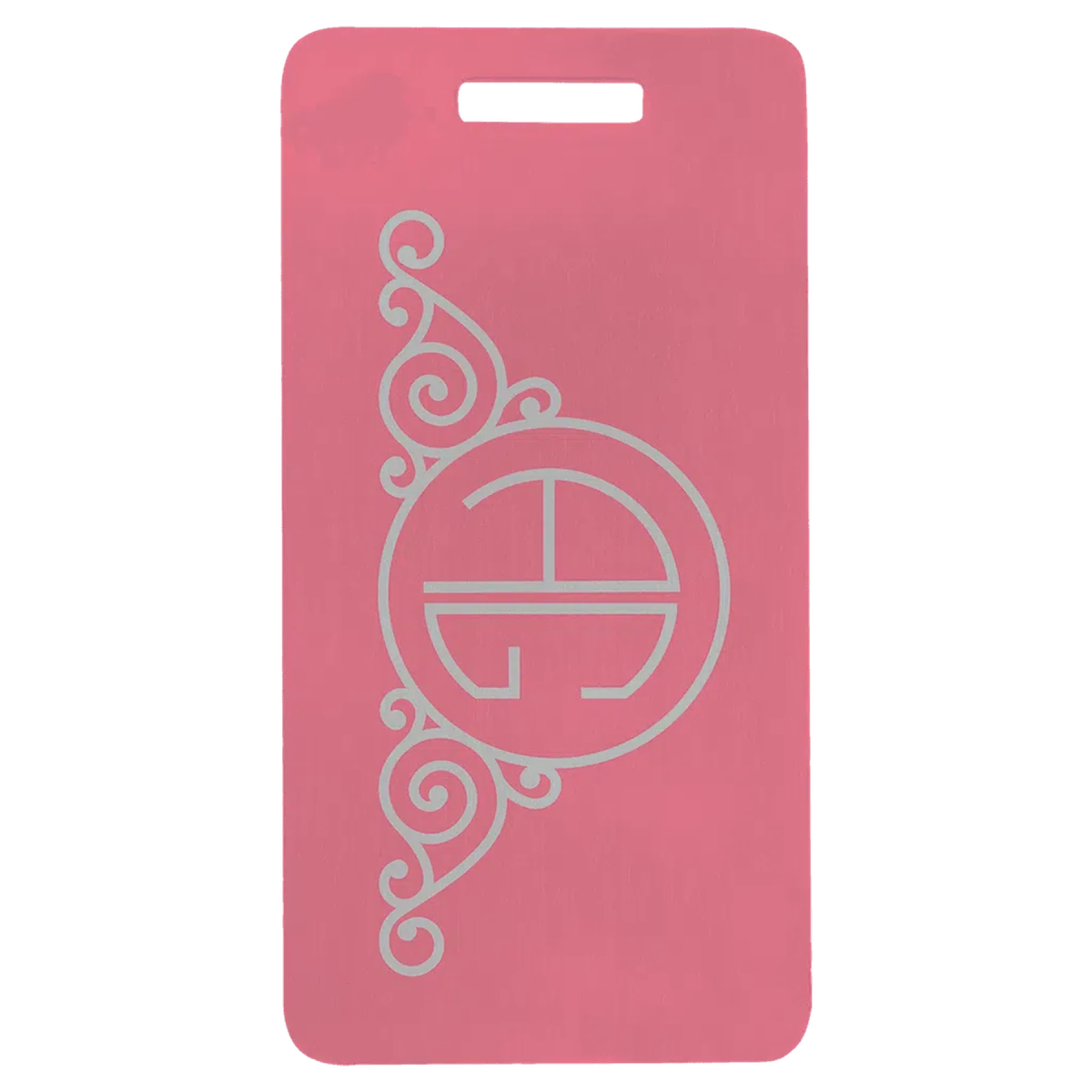 Personalized Luggage Tags - Engraved Aluminum Identification Tags Pink / 3 7/8" x 2