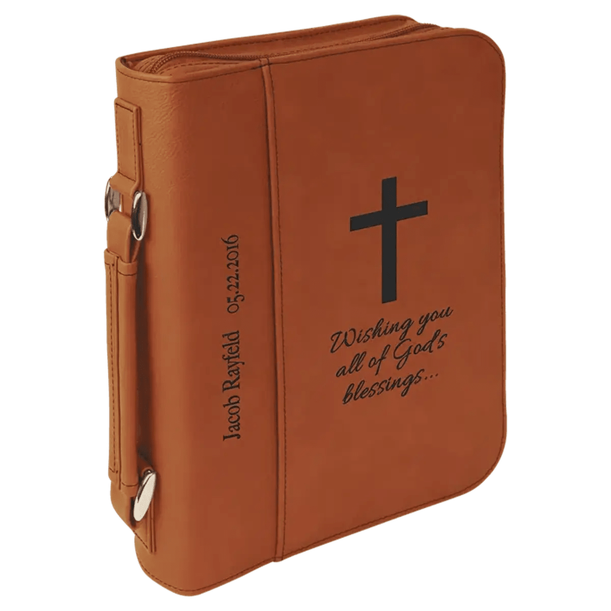 Bible and Book Covers in Leatherette Colors - Rawhide