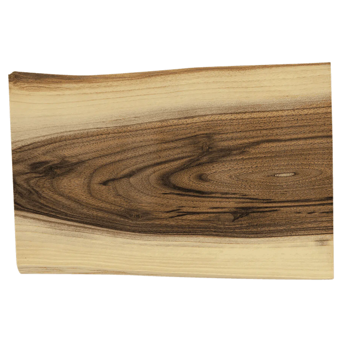 Custom Engraved Live Edge Black Walnut Cutting and Charcuterie Board 9 x 6