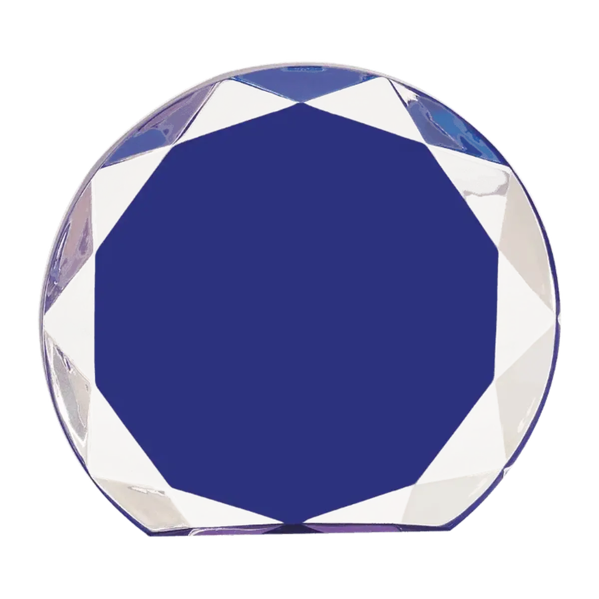 Sunburst Acrylic Award Rounds - Engraved Award Recognition in Vibrant Colors Blue / 5 1/2" / Acrylic