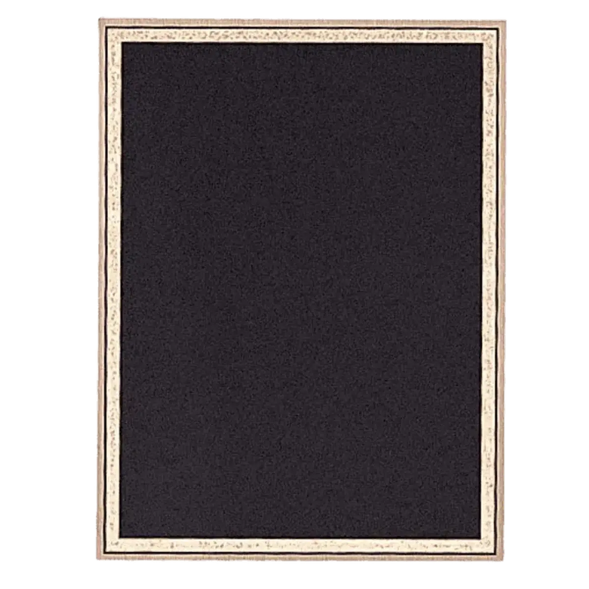 Engraved Plated Brass Florentine Plaque Plates (4 Sizes) Gold Engraving Black / 4" x 6"