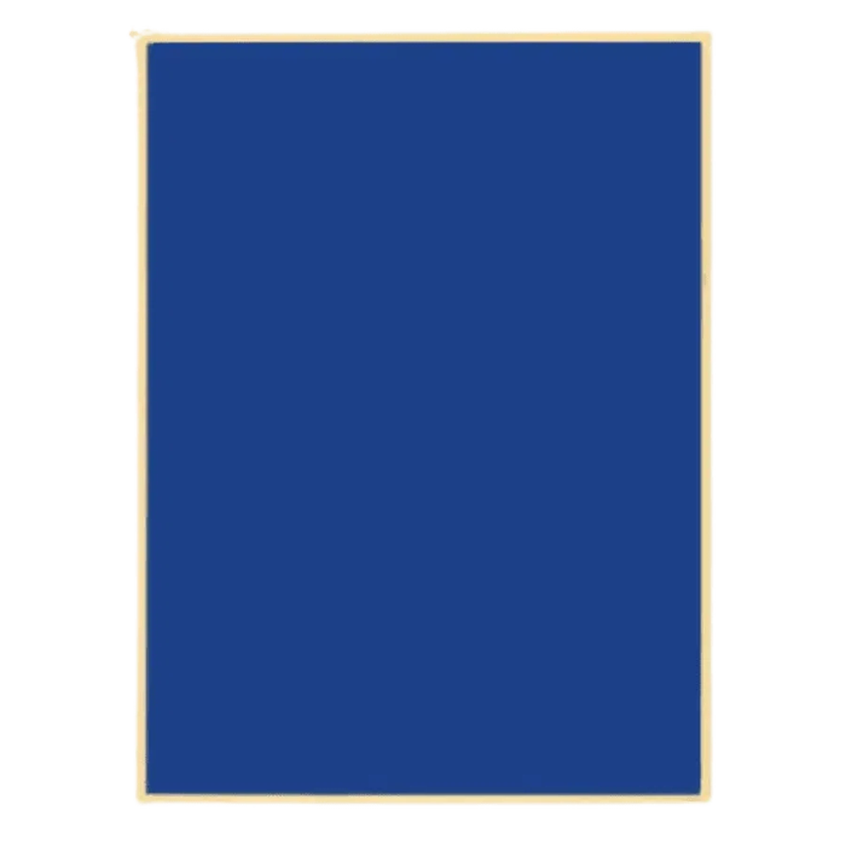 Engraved Brass Plated Steel Plaque Plates (6 Sizes) Gold Engraving Blue / 3" x 5"