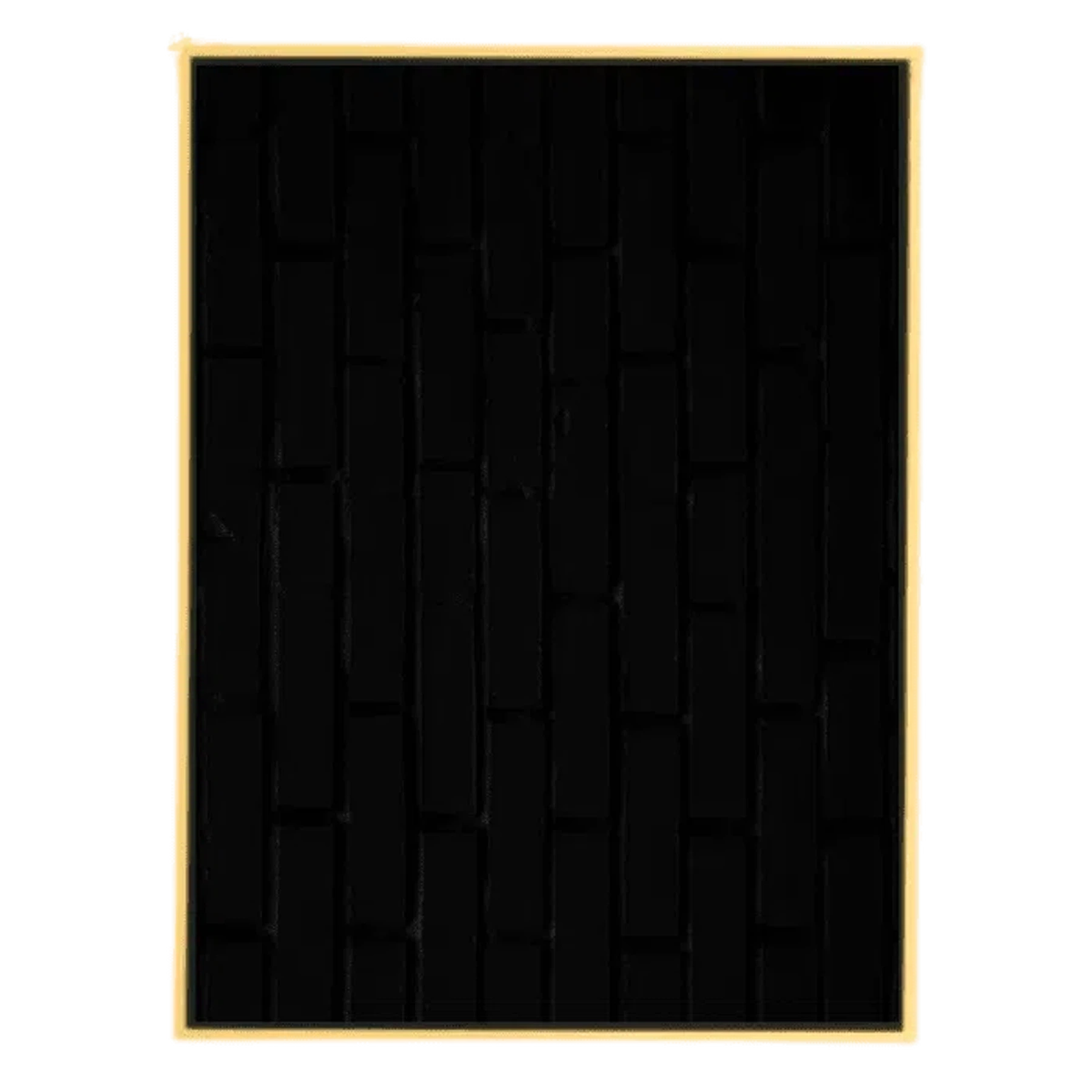 Engraved Brass Plated Steel Plaque Plates (6 Sizes) Gold Engraving Black / 3" x 5"