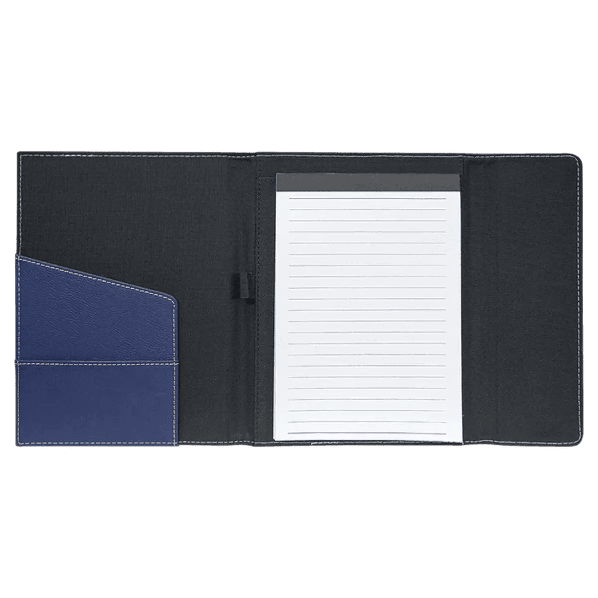 Canvas Portfolios - With Notepad and Magnetic Closure - Black