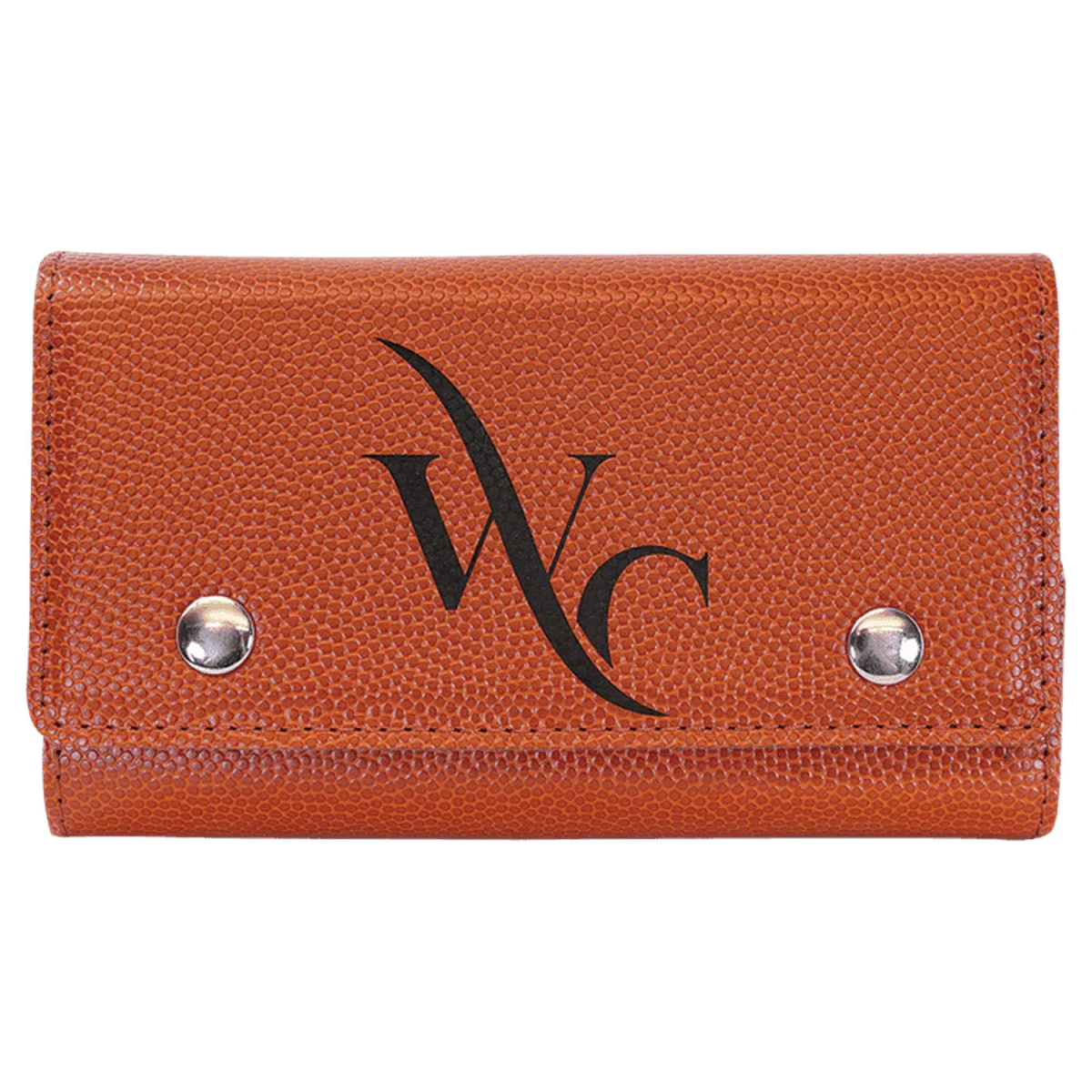 Personalized Card & Dice Set – Custom Game Set in Leatherette Case Basketball Leatherette / Basketball Leatherette