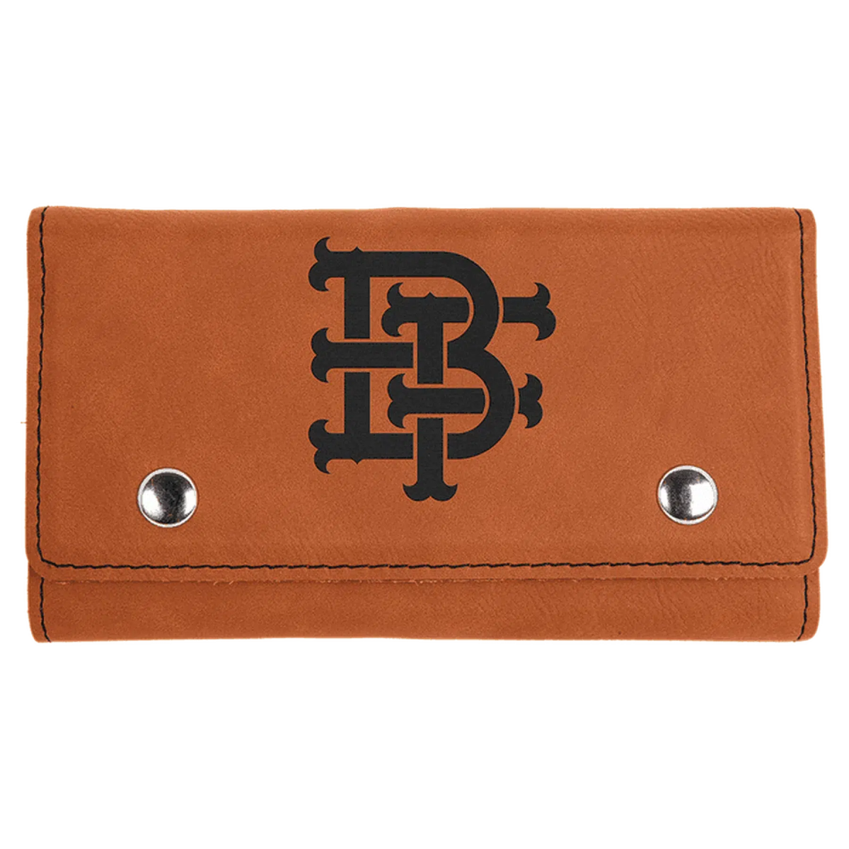 Personalized Card & Dice Set – Custom Game Set in Leatherette Case Rawhide / Leatherette