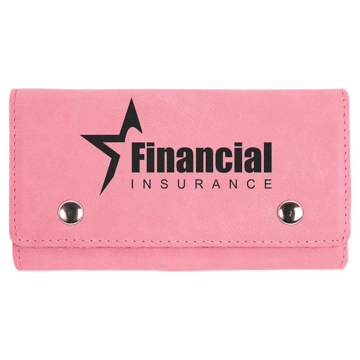 Personalized Card & Dice Set – Custom Game Set in Leatherette Case Pink / Leatherette