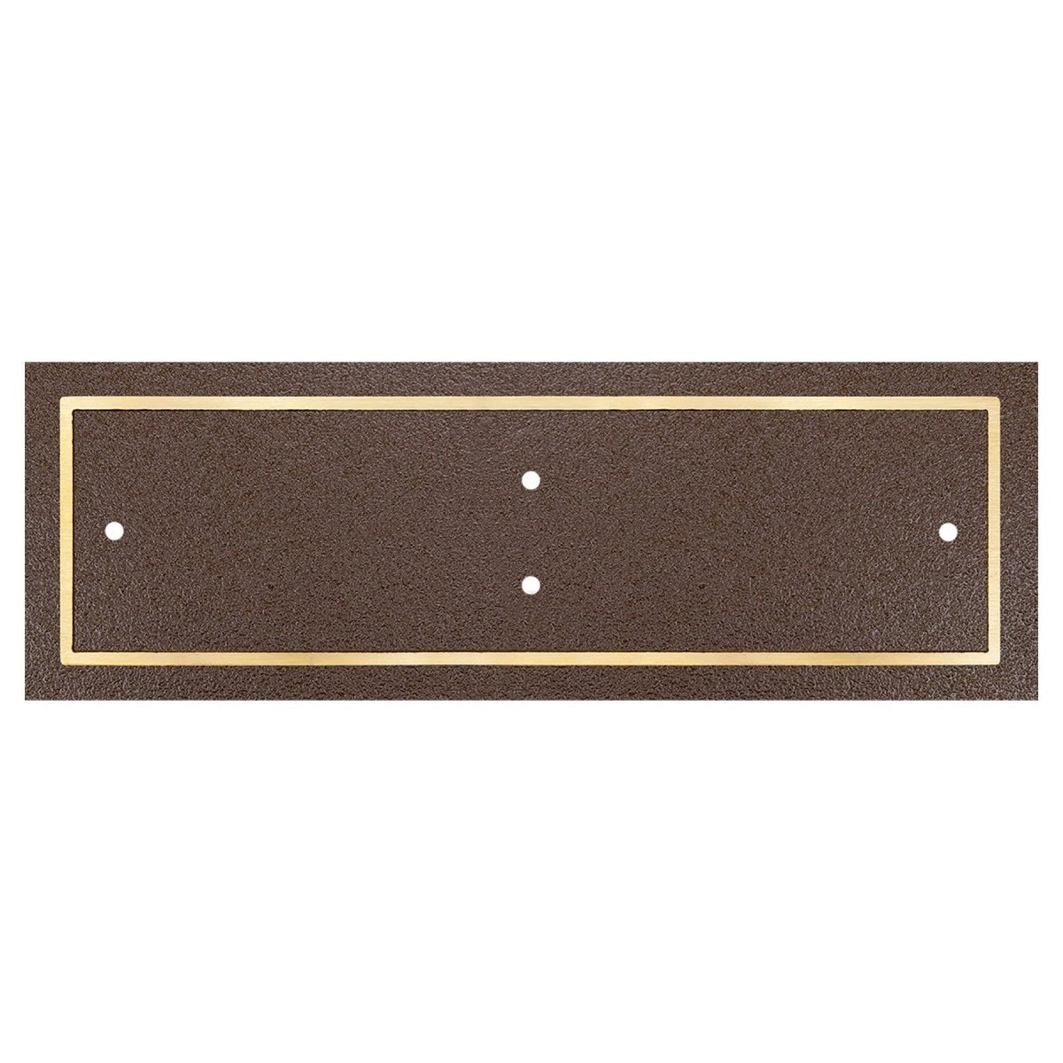 Cast Aluminum Signs & Plaques | Outdoor Memorial Plaque - Bronze/Brushed Gold