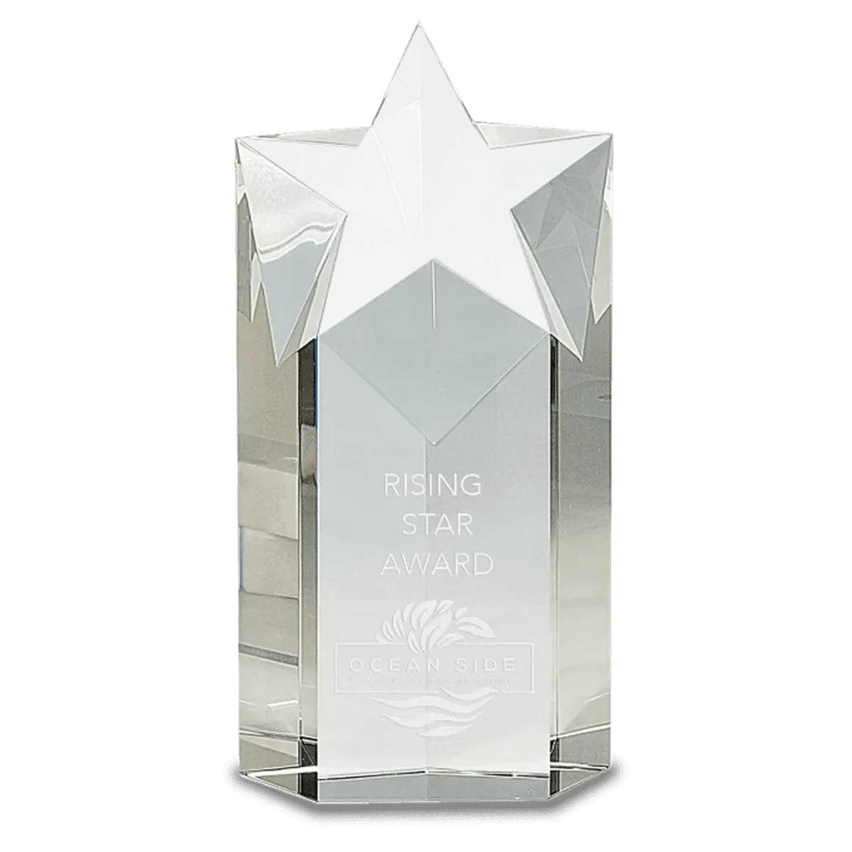 Crystal Star Awards and Paperweights with Custom Engraving Star Paperweight / None / 5" (L) x 5" (H)