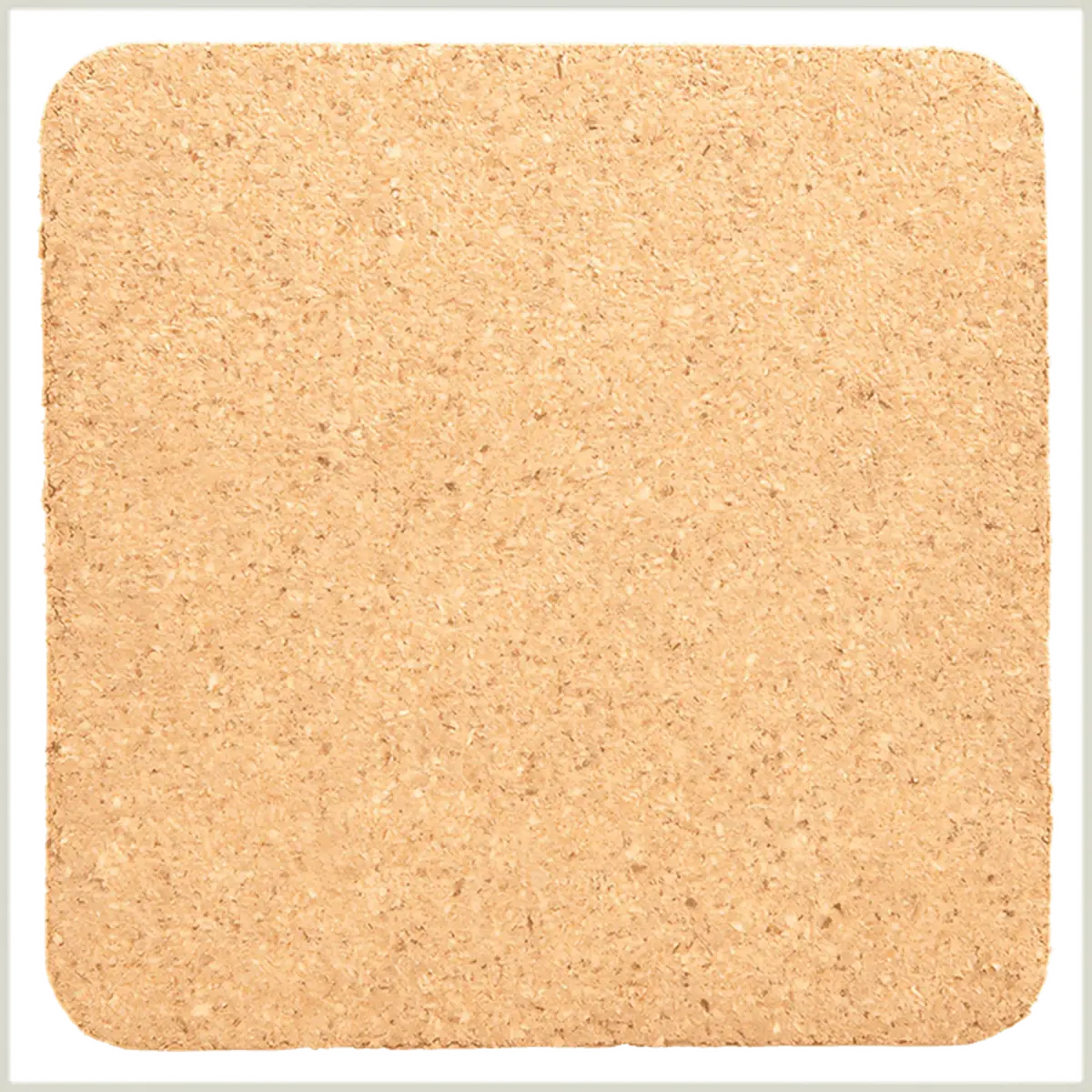 Personalized Cork Coasters, Trivets and Gift Sets Standard Cork Coaster - Individual / Round / 4" Diameter x 3/16" Thickness