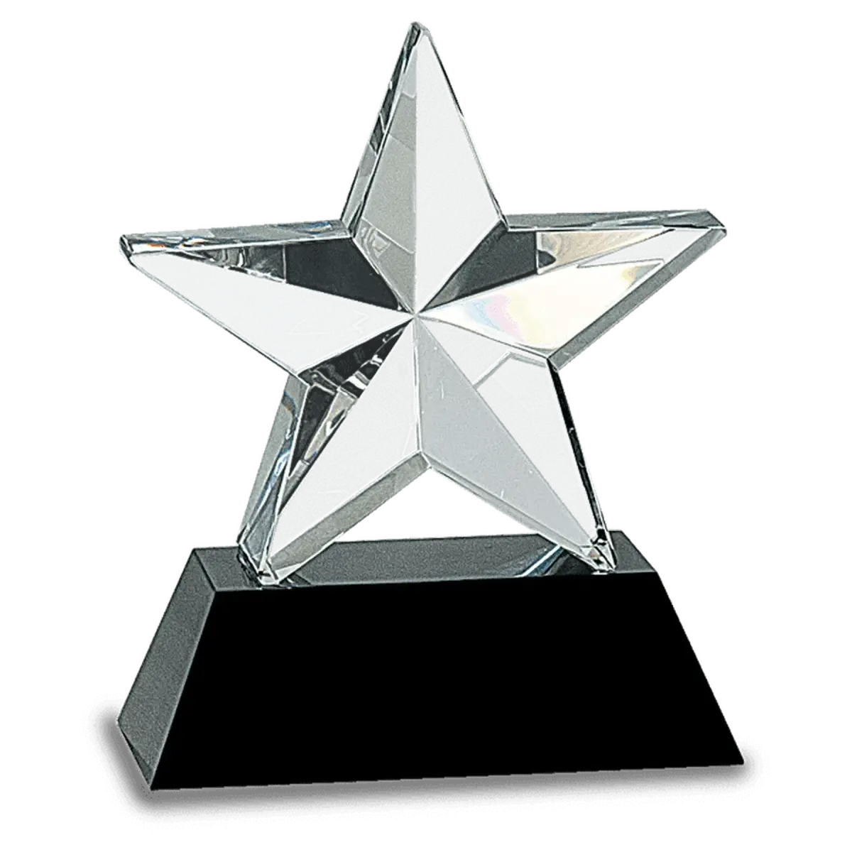 Crystal Star Awards and Paperweights with Custom Engraving Star Paperweight / None / 5" (L) x 5" (H)