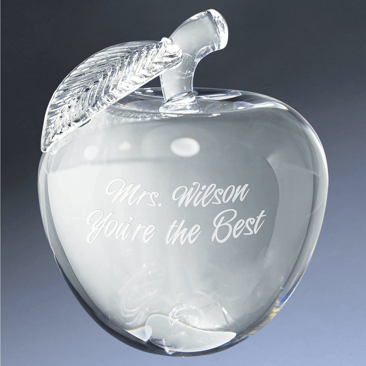 Crystal Apple Awards and Gifts - 3D Crystal Apple