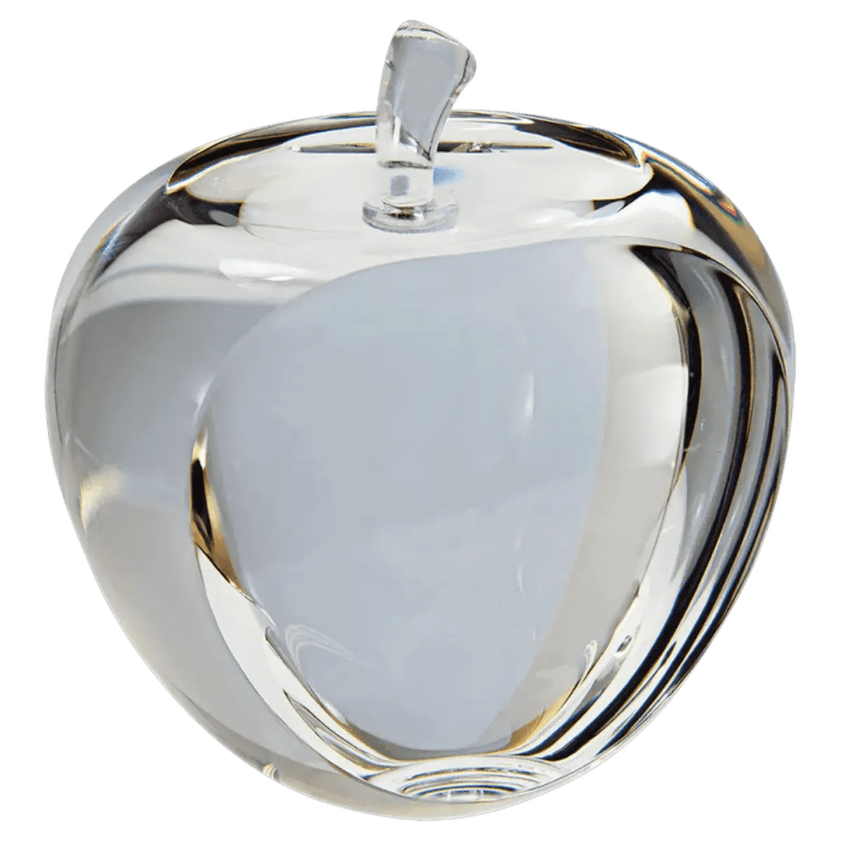 Crystal Apple Awards and Gifts - Crystal Apple with Flat Face